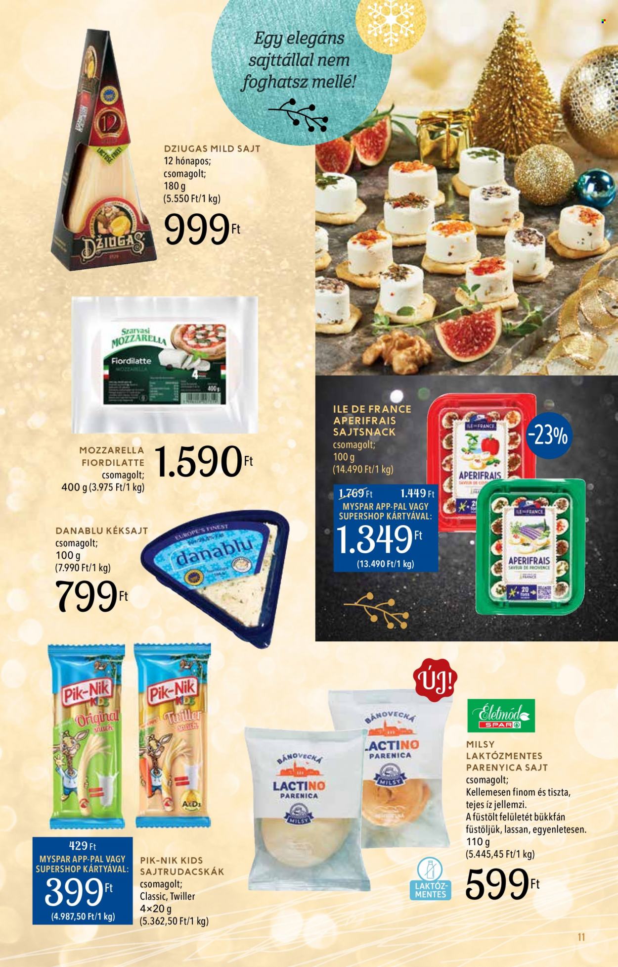 SPAR akciós újságok - 2022.11.28 - 2022.12.24. Oldal 11