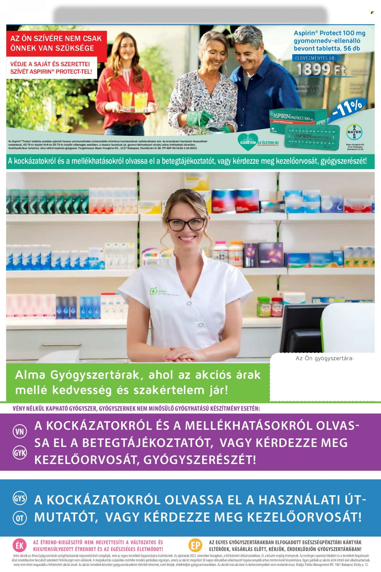 Alma Gyógyszertárak akciós újságok - 2022.11.01 - 2022.11.30. Oldal 20
