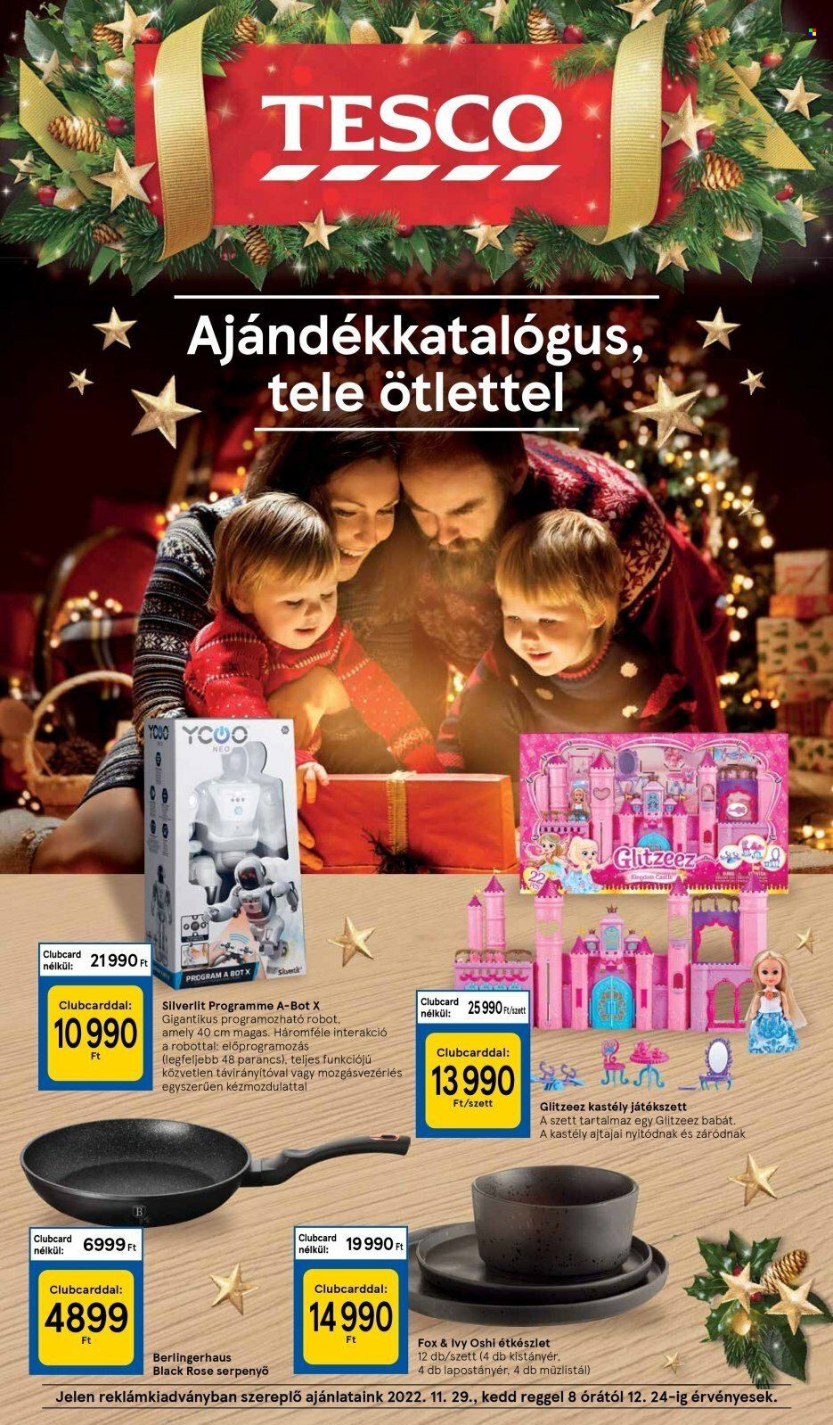 TESCO akciós újságok - 2022.11.29 - 2022.12.24. Oldal 1