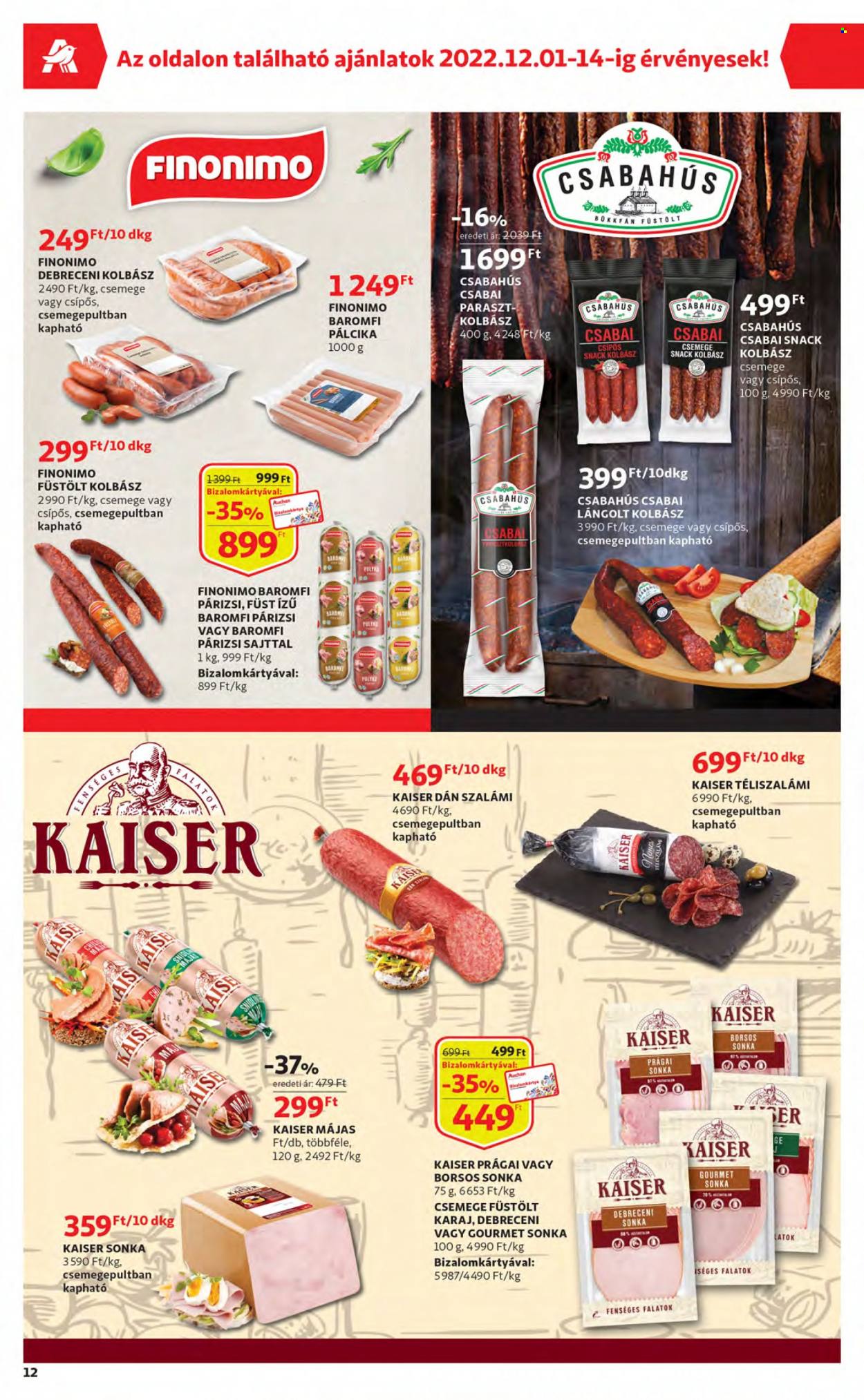 Auchan akciós újságok - 2022.12.01 - 2022.12.07. Oldal 12