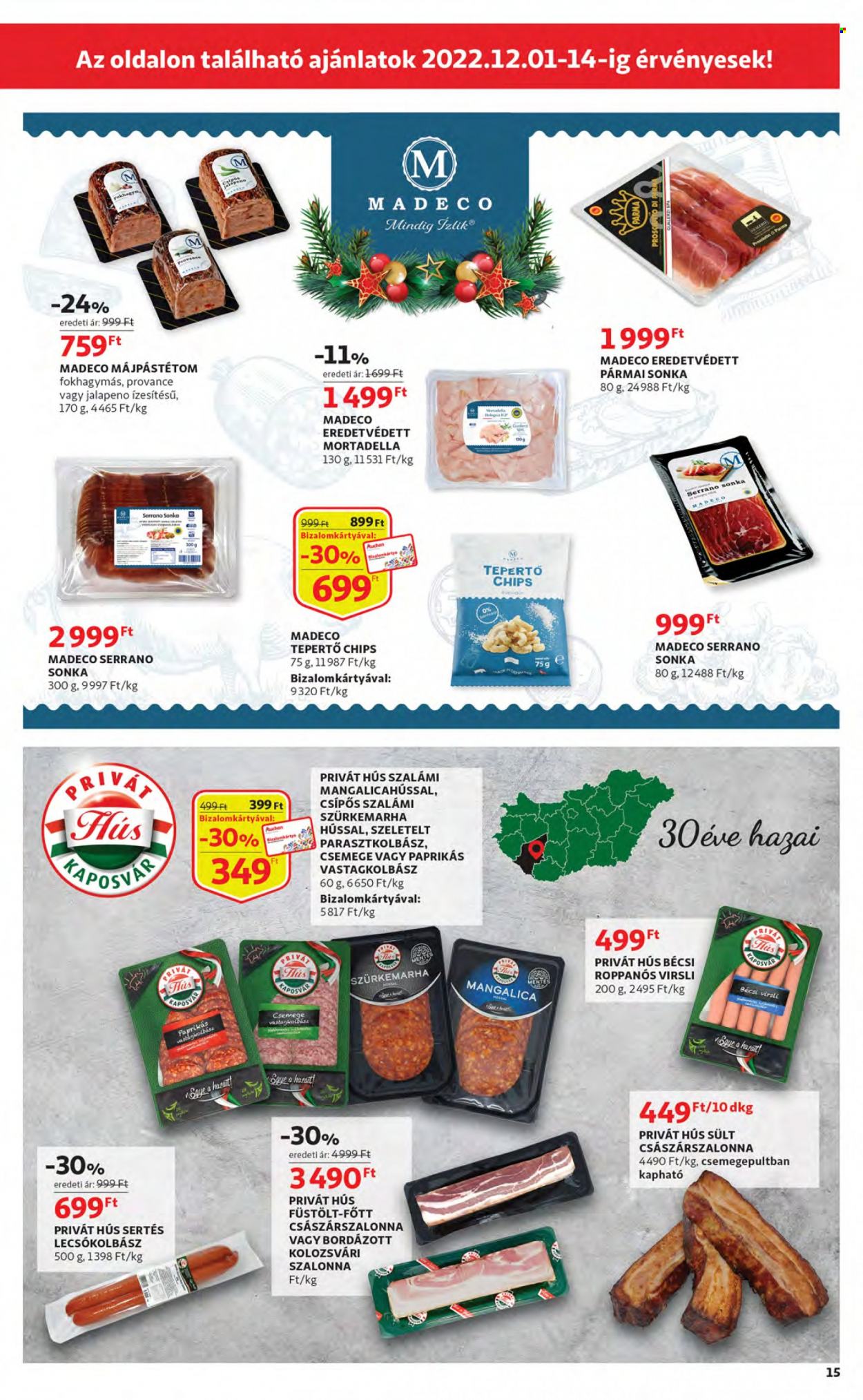 Auchan akciós újságok - 2022.12.01 - 2022.12.07. Oldal 15