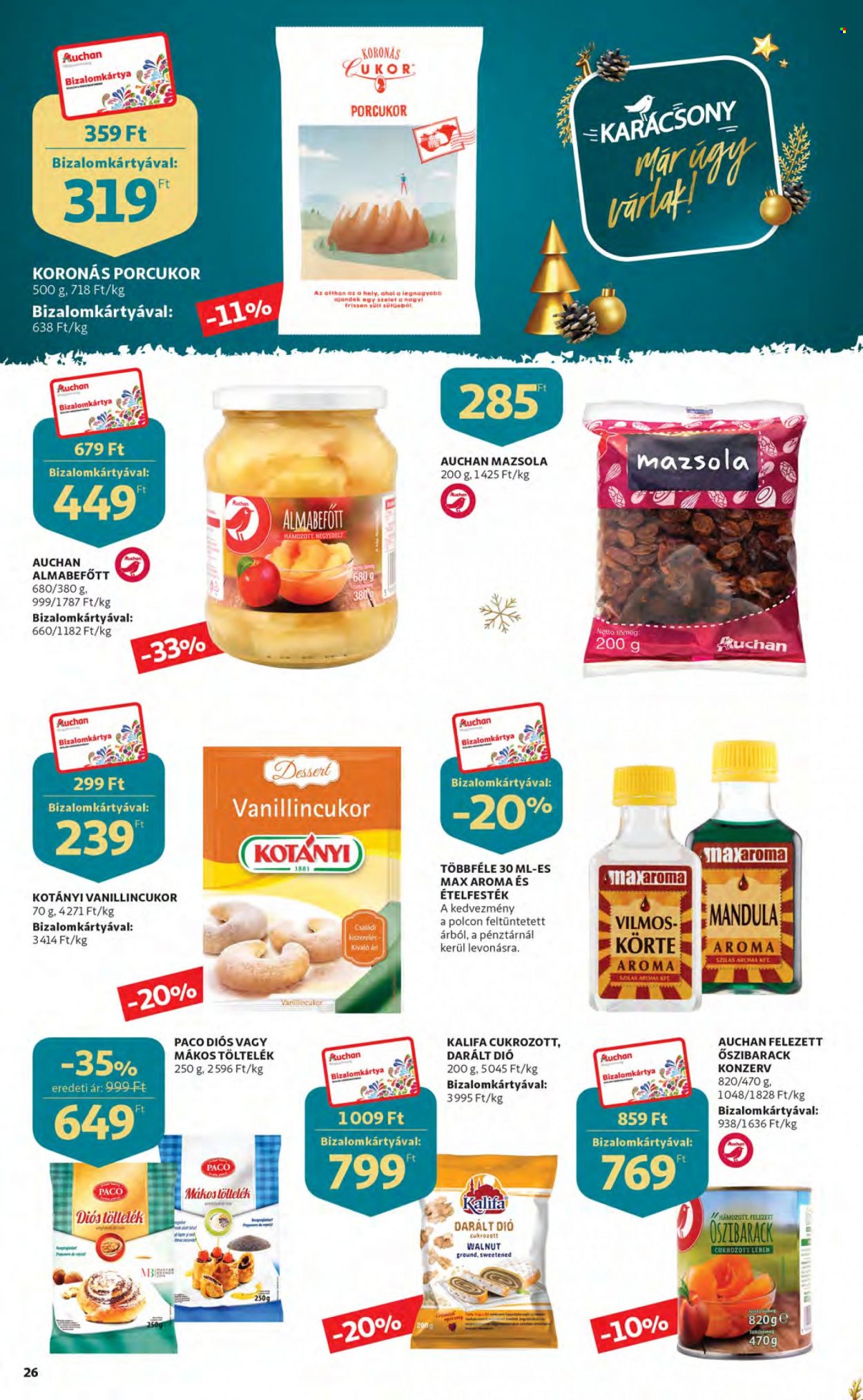 Auchan akciós újságok - 2022.12.01 - 2022.12.07. Oldal 26