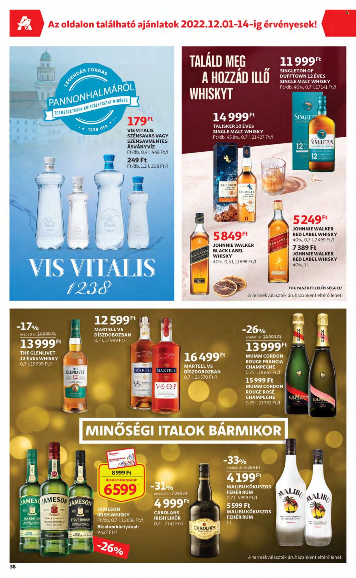 Auchan akciós újságok - 2022.12.01 - 2022.12.07. Oldal 38