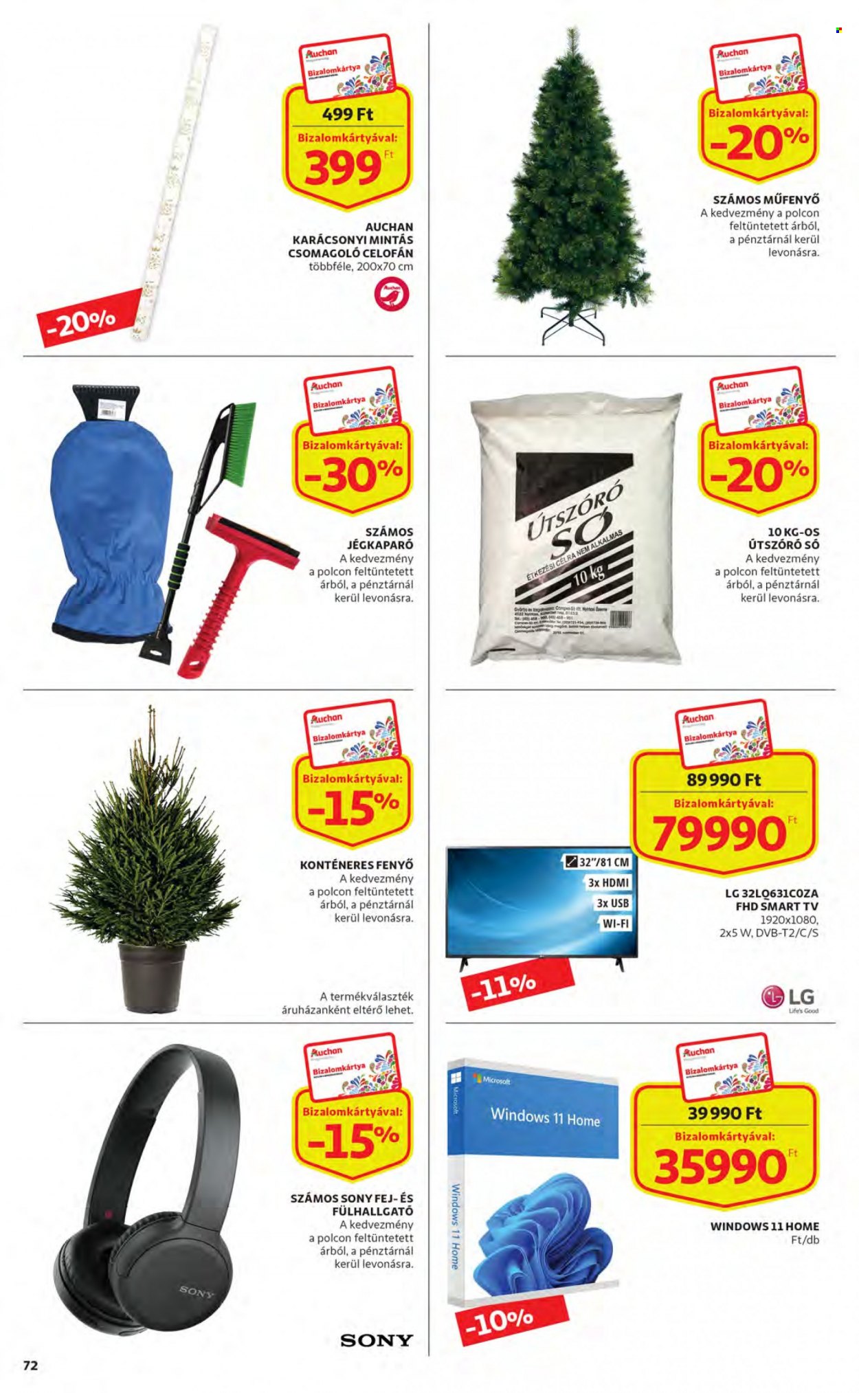 Auchan akciós újságok - 2022.12.01 - 2022.12.07. Oldal 72