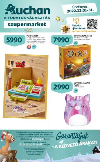Újság Auchan - 2022.12.01 - 2022.12.31.