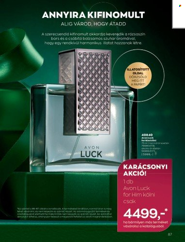 Avon akciós újságok - 2022.12.01 - 2022.12.31. Oldal 89