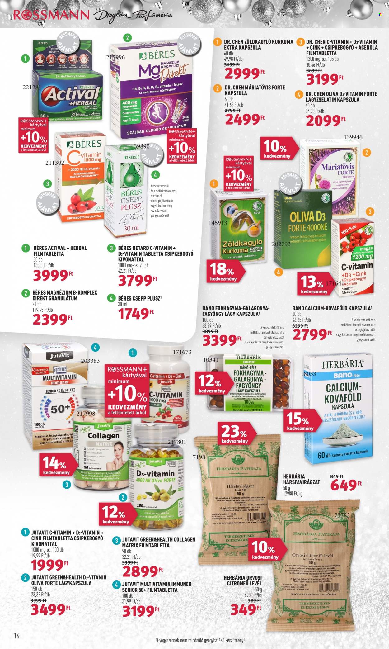 Rossmann akciós újságok - 2022.12.05 - 2022.12.09. Oldal 14