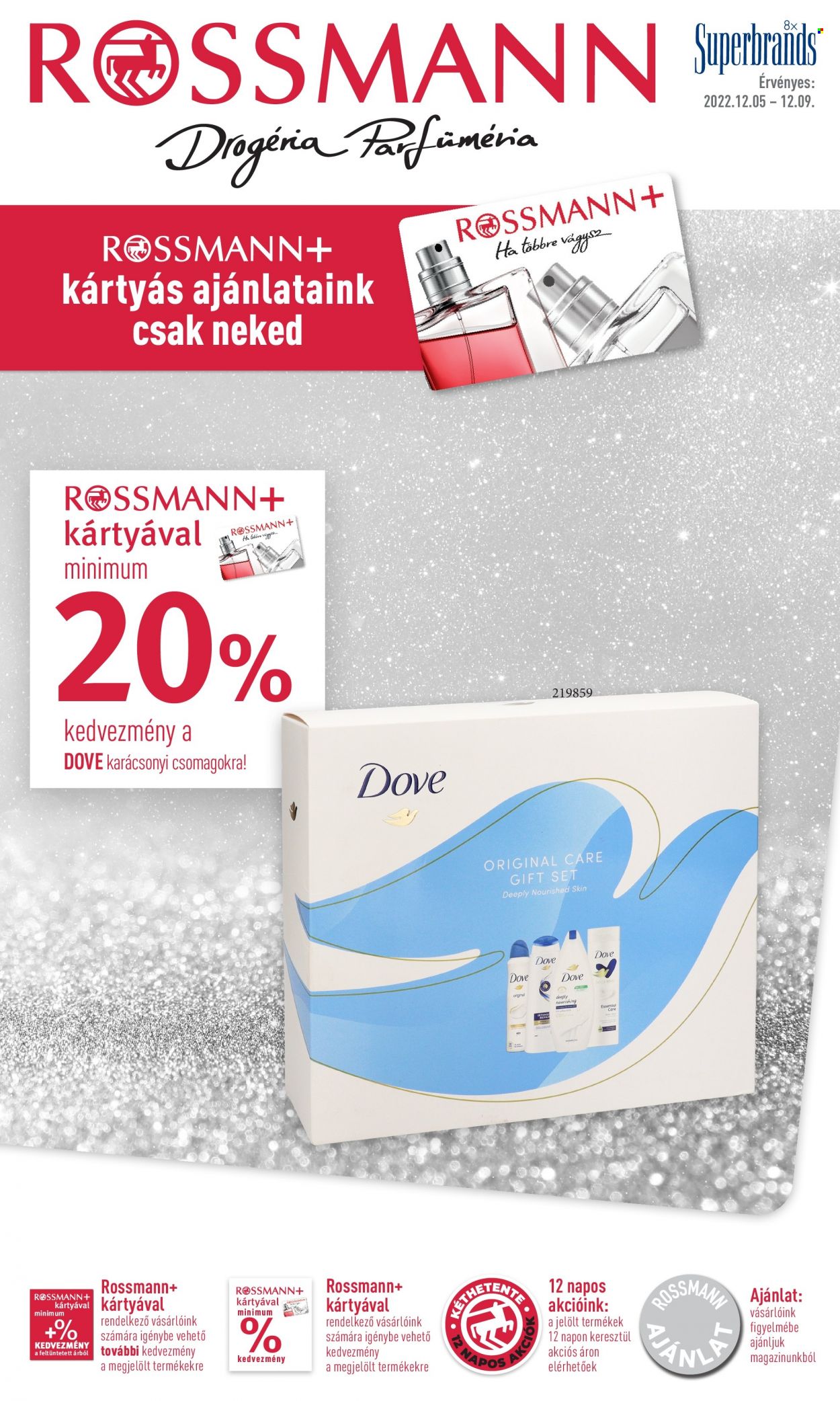Rossmann akciós újságok - 2022.12.05 - 2022.12.09. Oldal 1