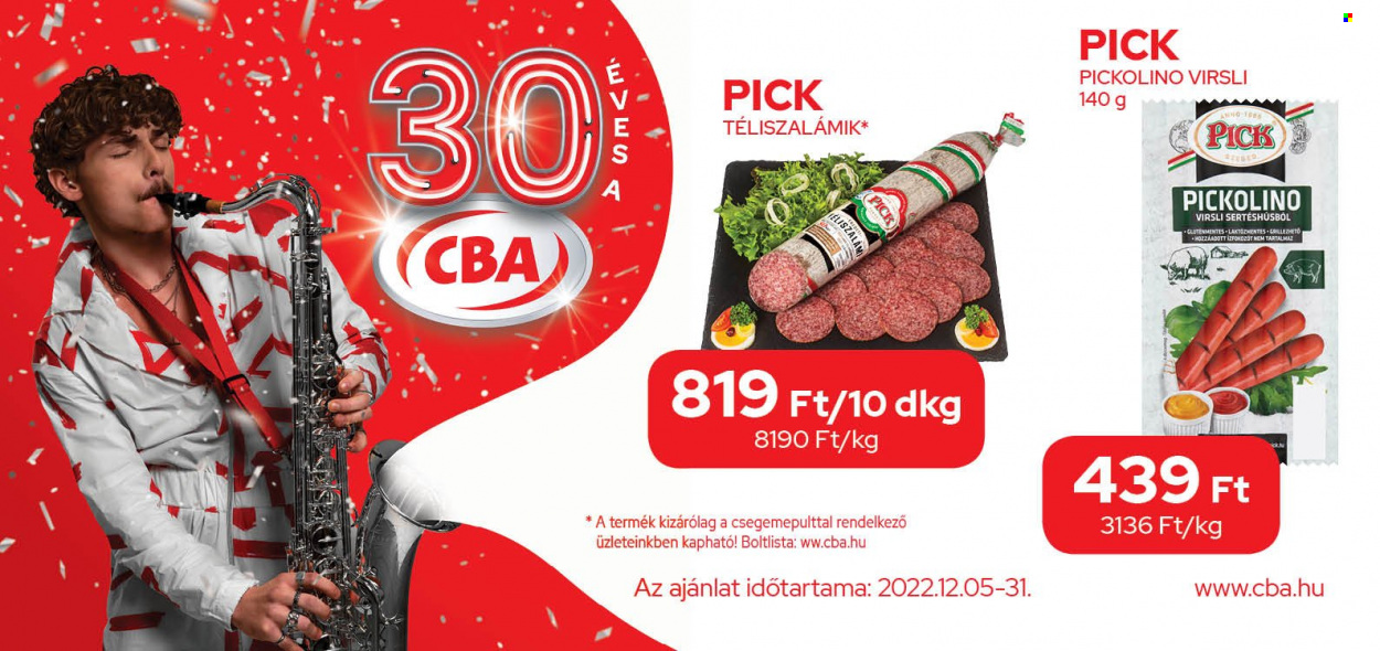 CBA akciós újságok - 2022.12.05 - 2022.12.31. Oldal 3