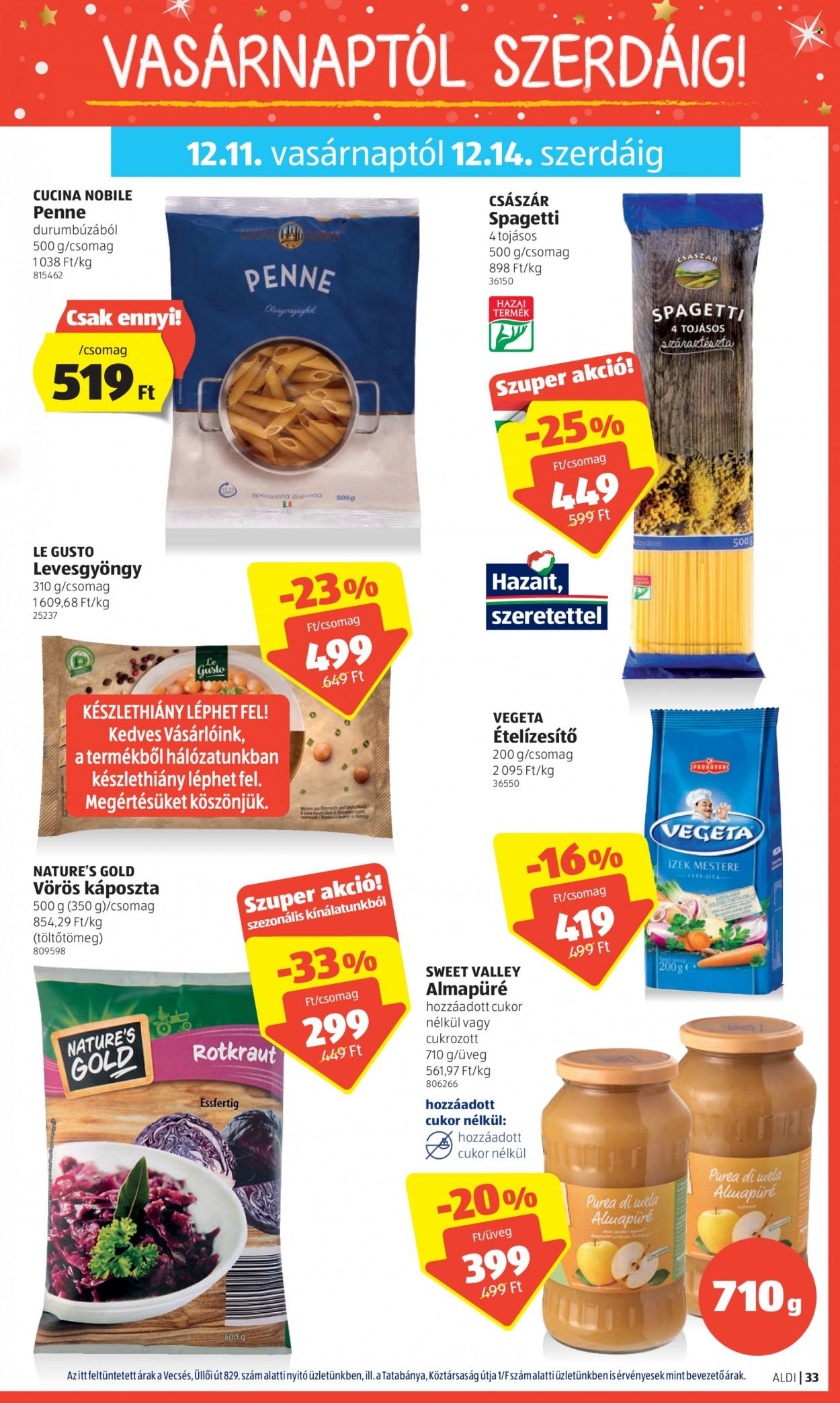 Aldi akciós újságok - 2022.12.08 - 2022.12.14. Oldal 33