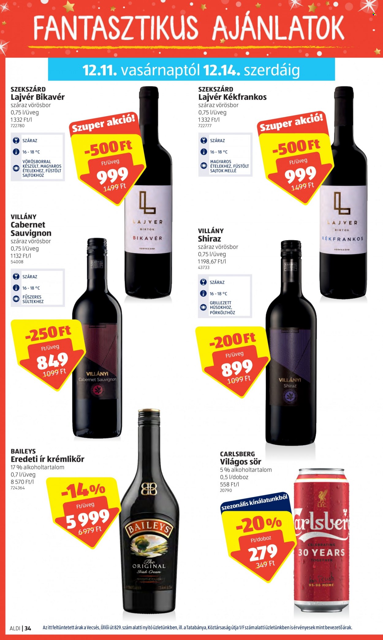 Aldi akciós újságok - 2022.12.08 - 2022.12.14. Oldal 34