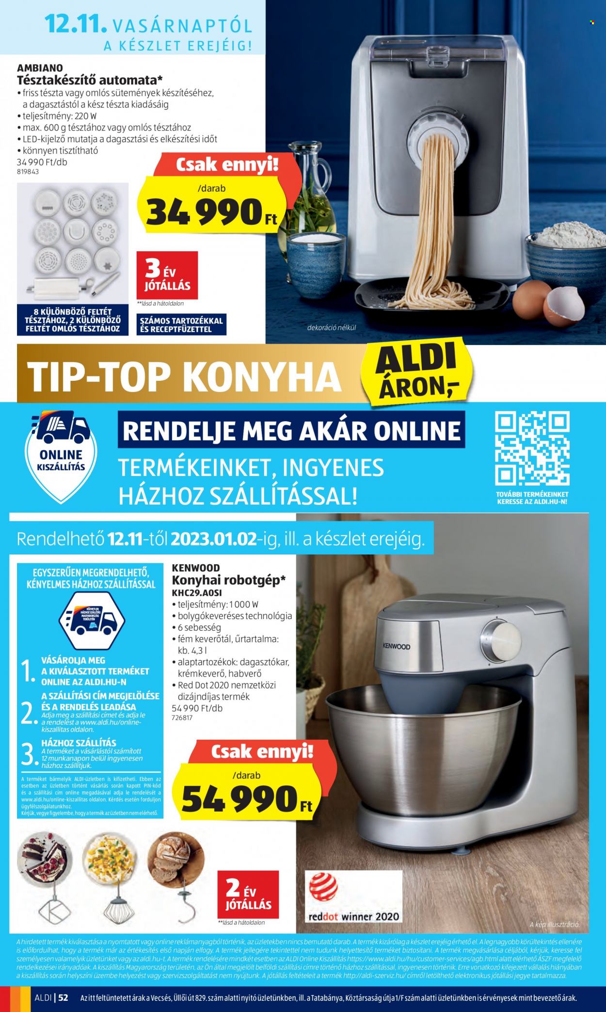 Aldi akciós újságok - 2022.12.08 - 2022.12.14. Oldal 52