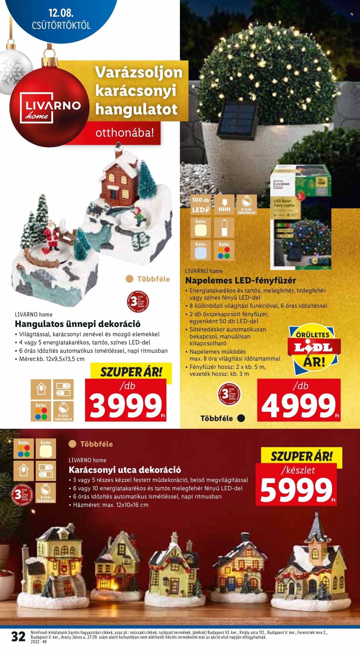 Lidl akciós újságok - 2022.12.08 - 2022.12.14. Oldal 32