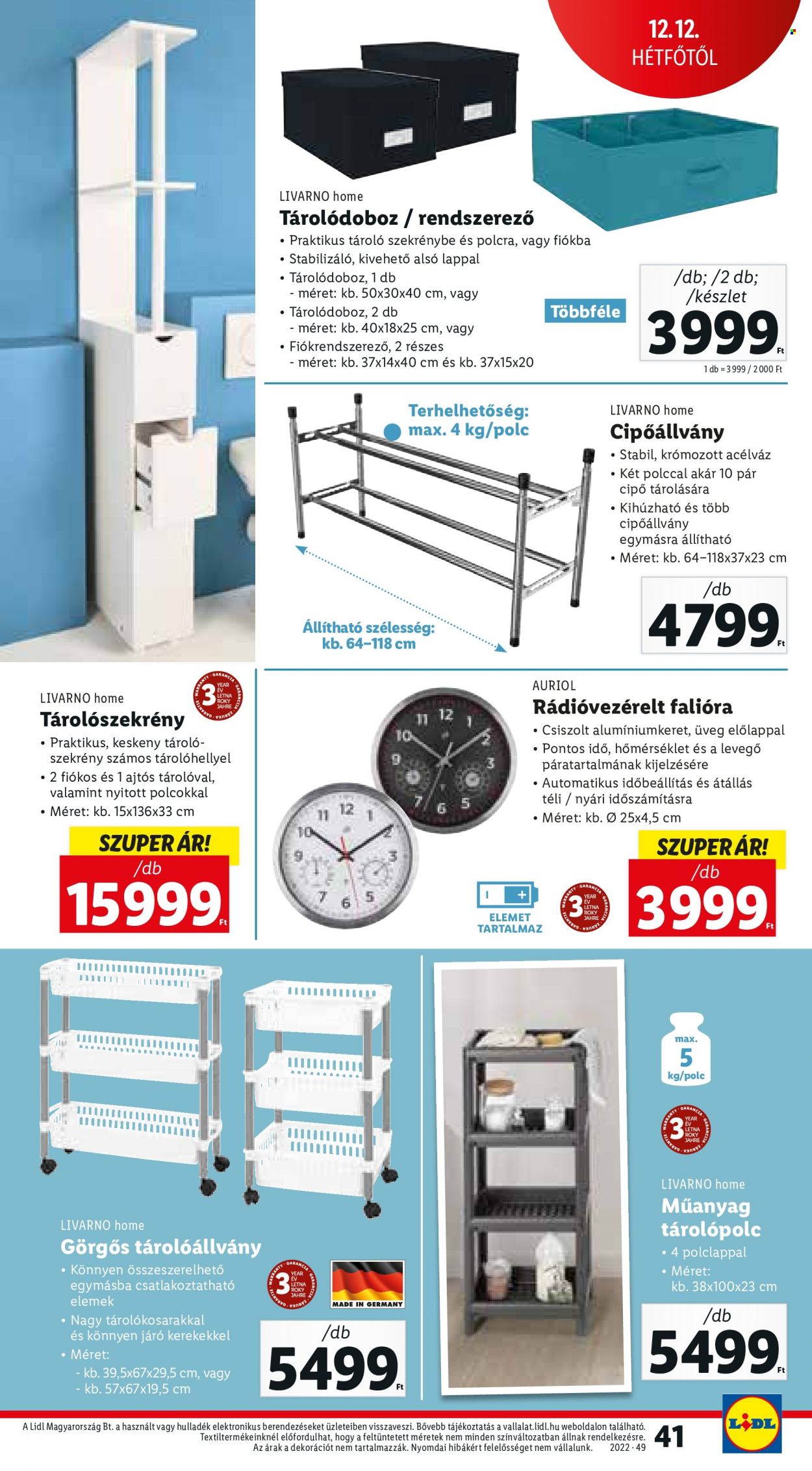 Lidl akciós újságok - 2022.12.08 - 2022.12.14. Oldal 41