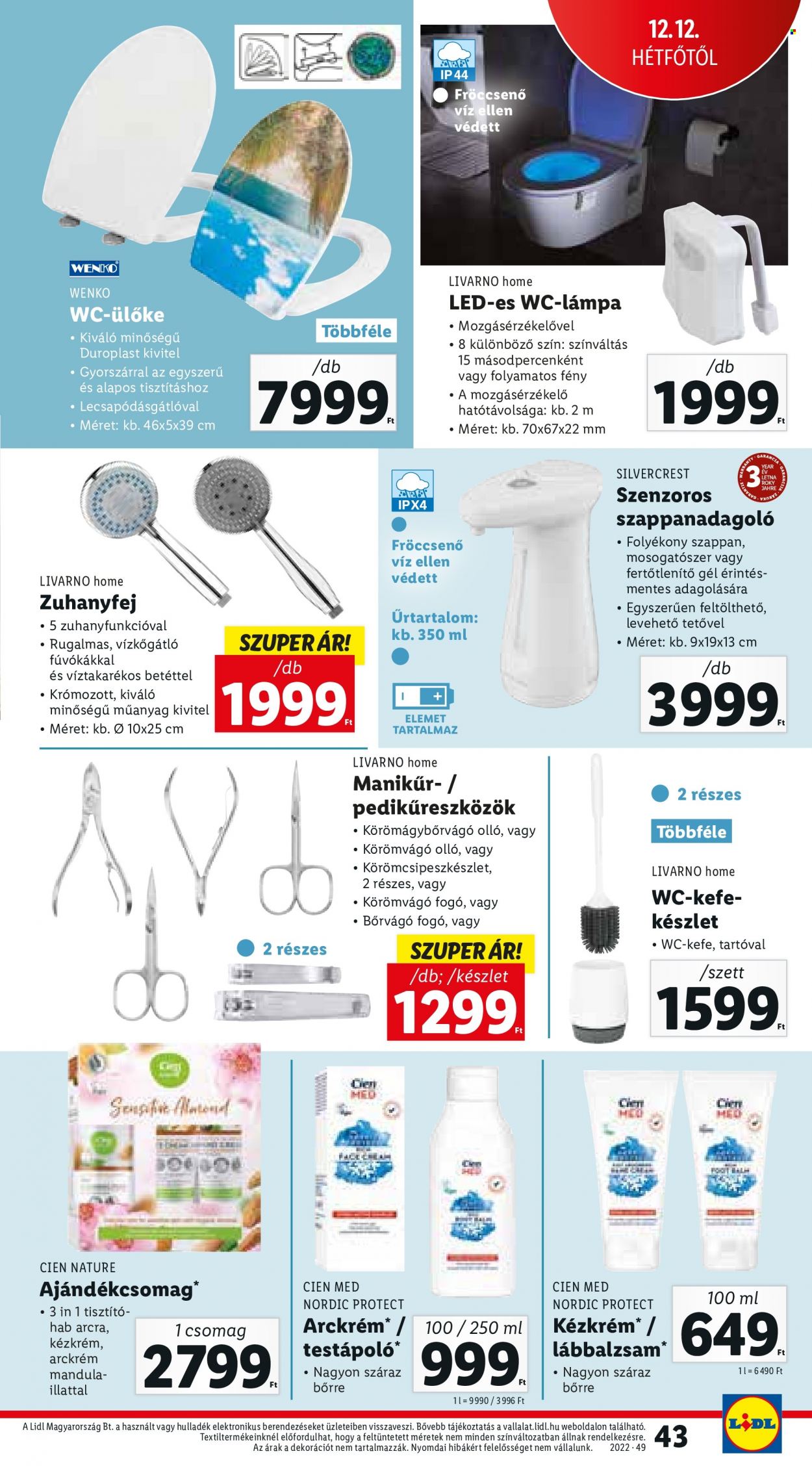 Lidl akciós újságok - 2022.12.08 - 2022.12.14. Oldal 43
