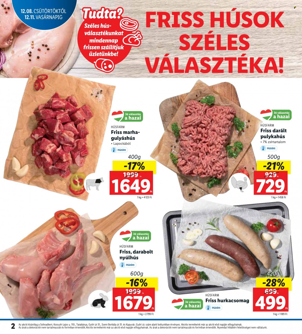 Lidl akciós újságok - 2022.12.08 - 2022.12.11. Oldal 2