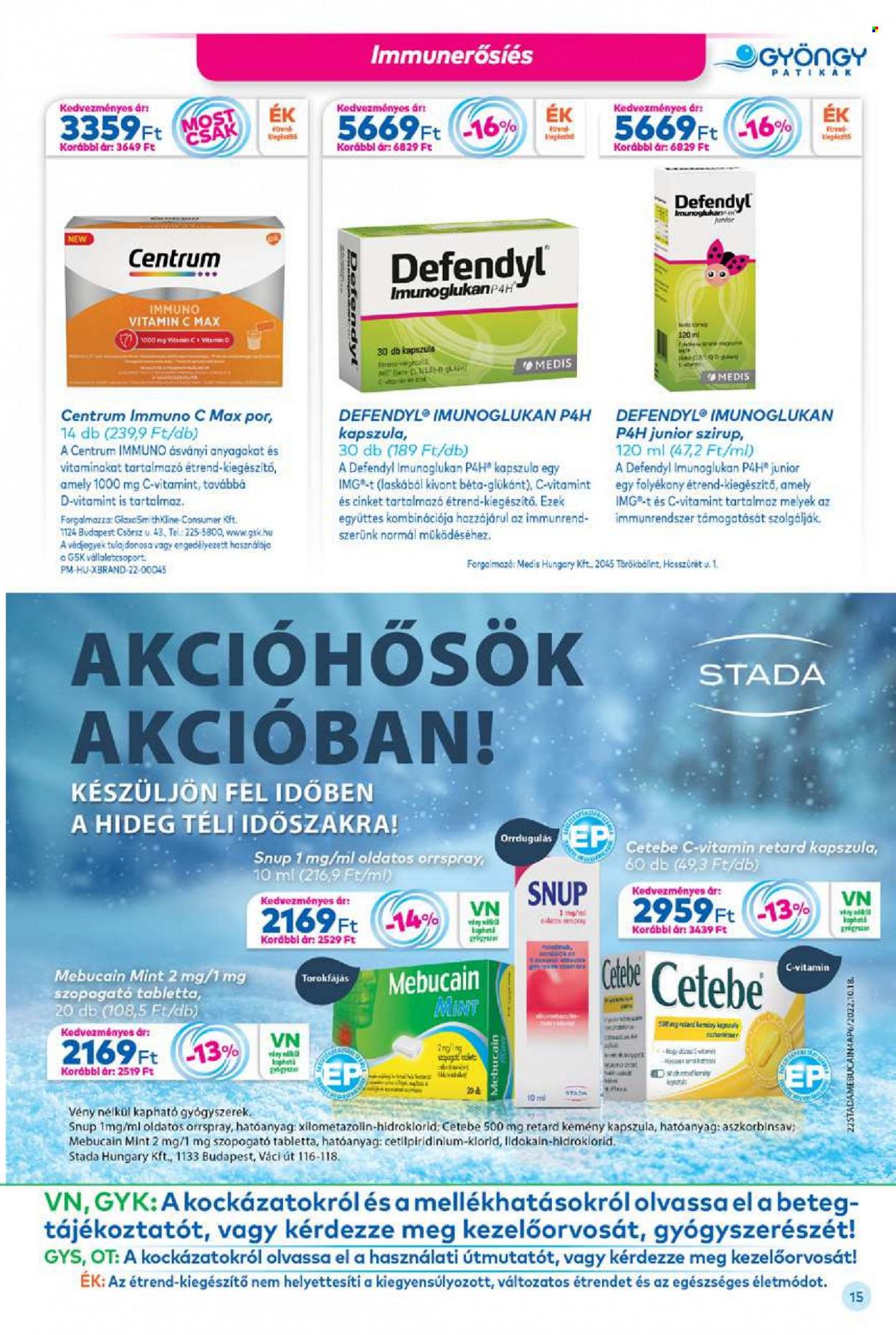 Gyöngy Patikák akciós újságok - 2022.12.01 - 2022.12.31. Oldal 15