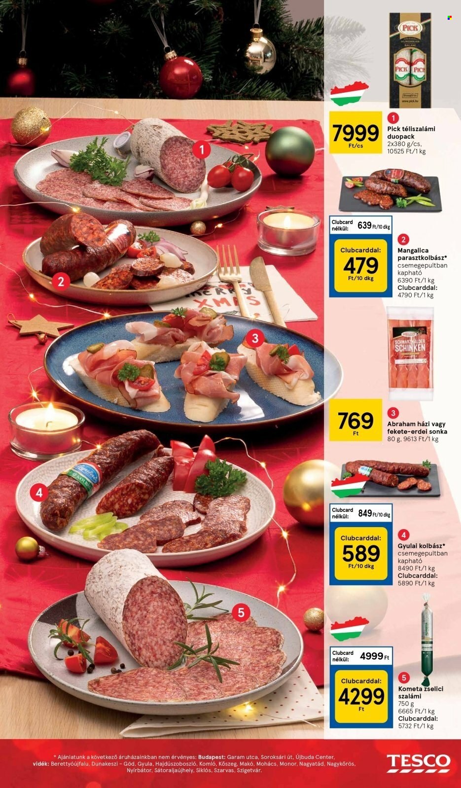 TESCO akciós újságok - 2022.12.08 - 2022.12.24. Oldal 7