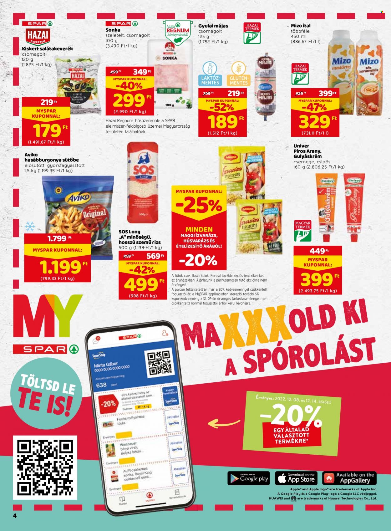 SPAR akciós újságok - 2022.12.08 - 2022.12.14. Oldal 6
