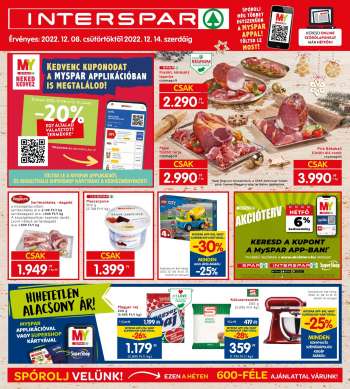 Újság INTERSPAR - 2022.12.08 - 2022.12.14.