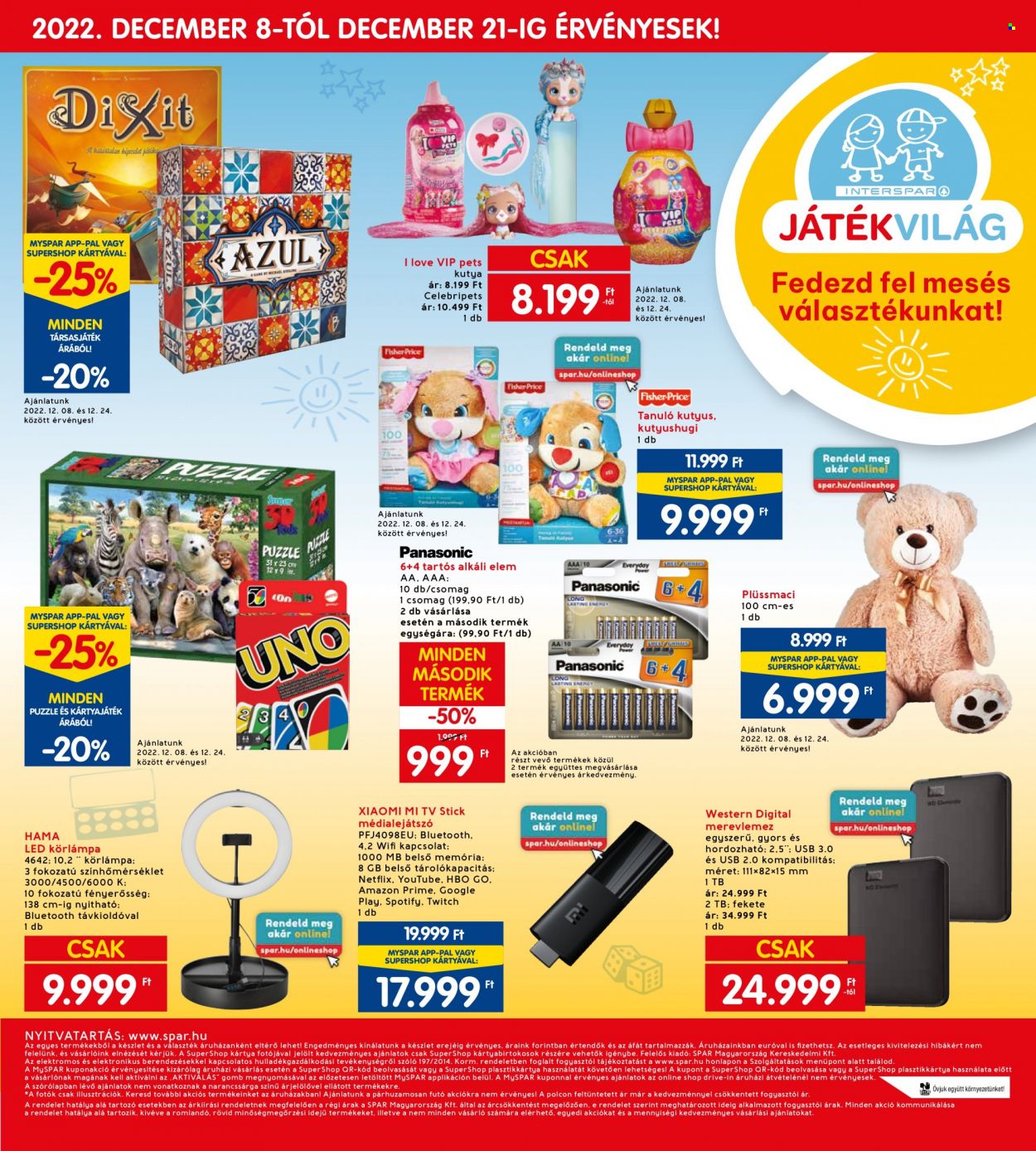 INTERSPAR akciós újságok - 2022.12.08 - 2022.12.14. Oldal 39