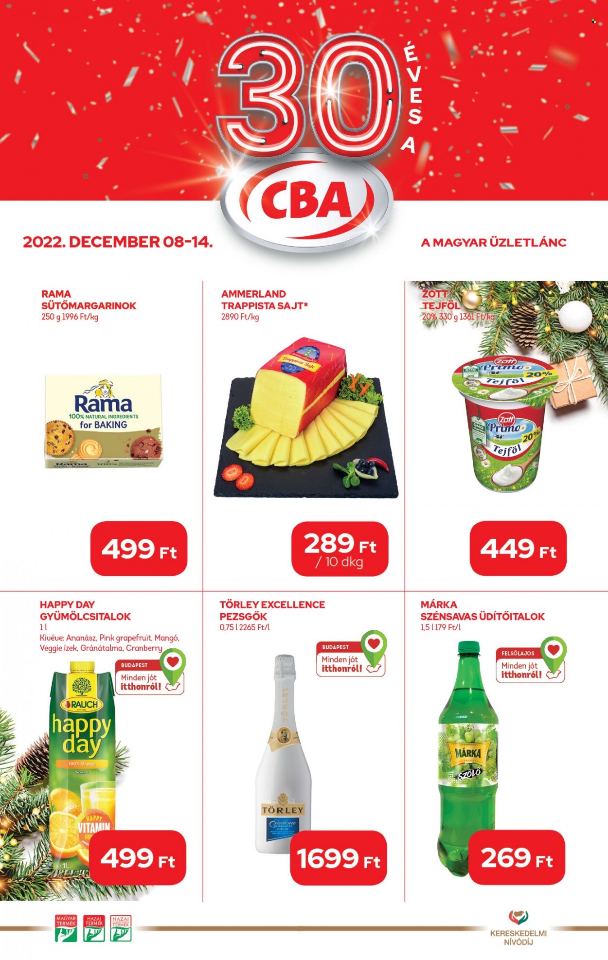 CBA akciós újságok - 2022.12.08 - 2022.12.14. Oldal 1
