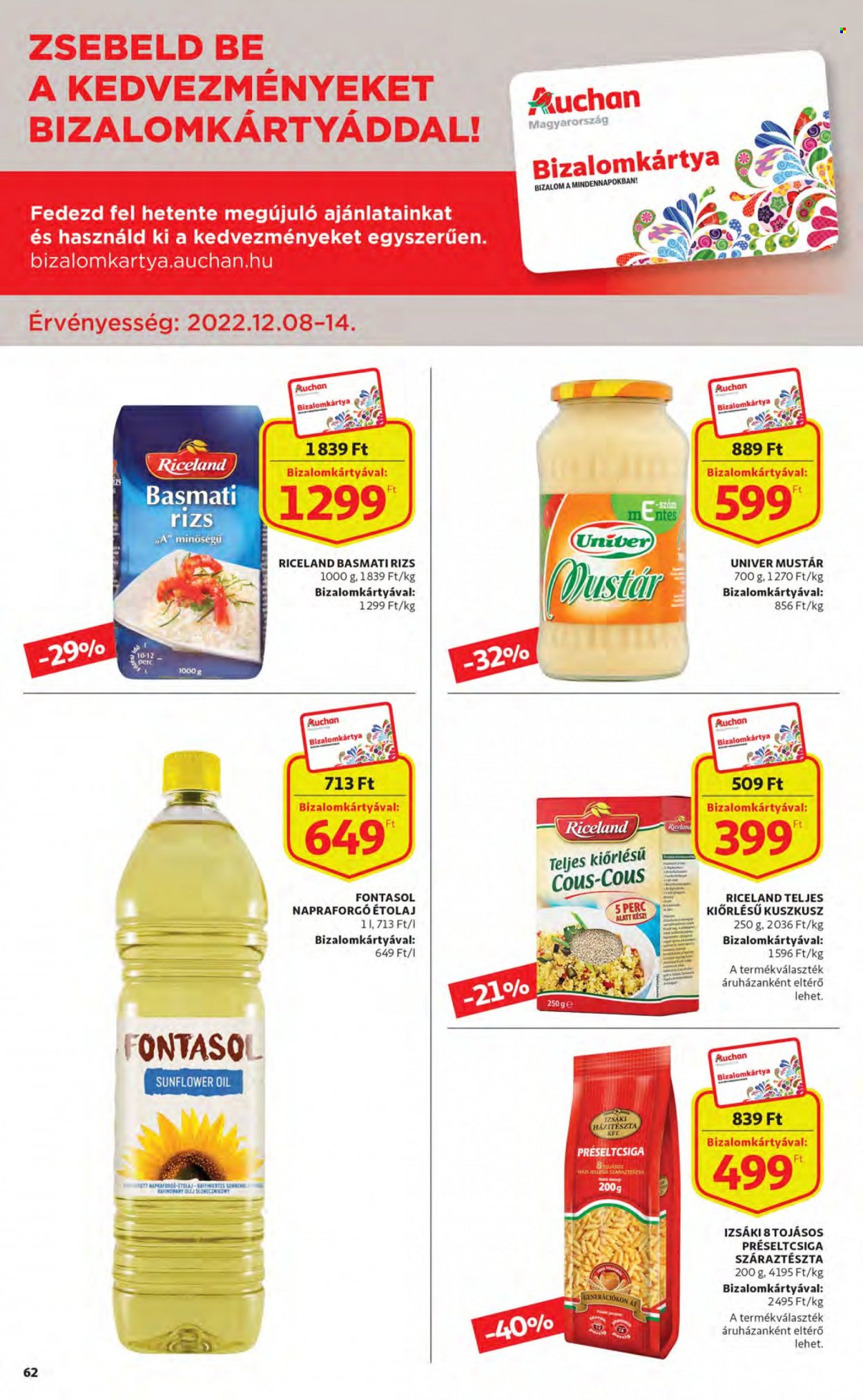 Auchan akciós újságok - 2022.12.08 - 2022.12.14. Oldal 62