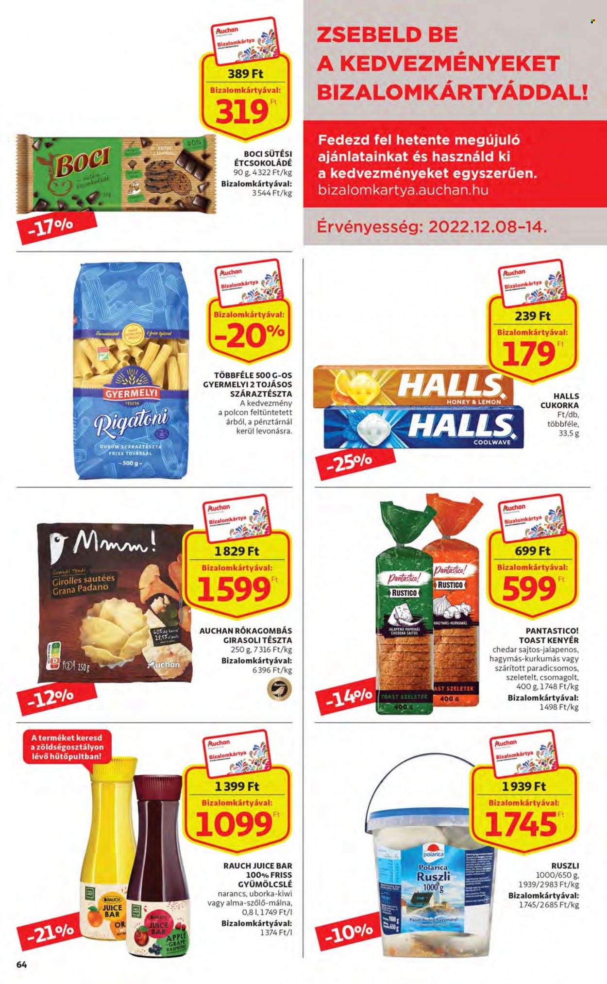 Auchan akciós újságok - 2022.12.08 - 2022.12.14. Oldal 64