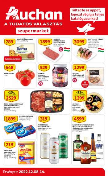 Újság Auchan - 2022.12.08 - 2022.12.14.