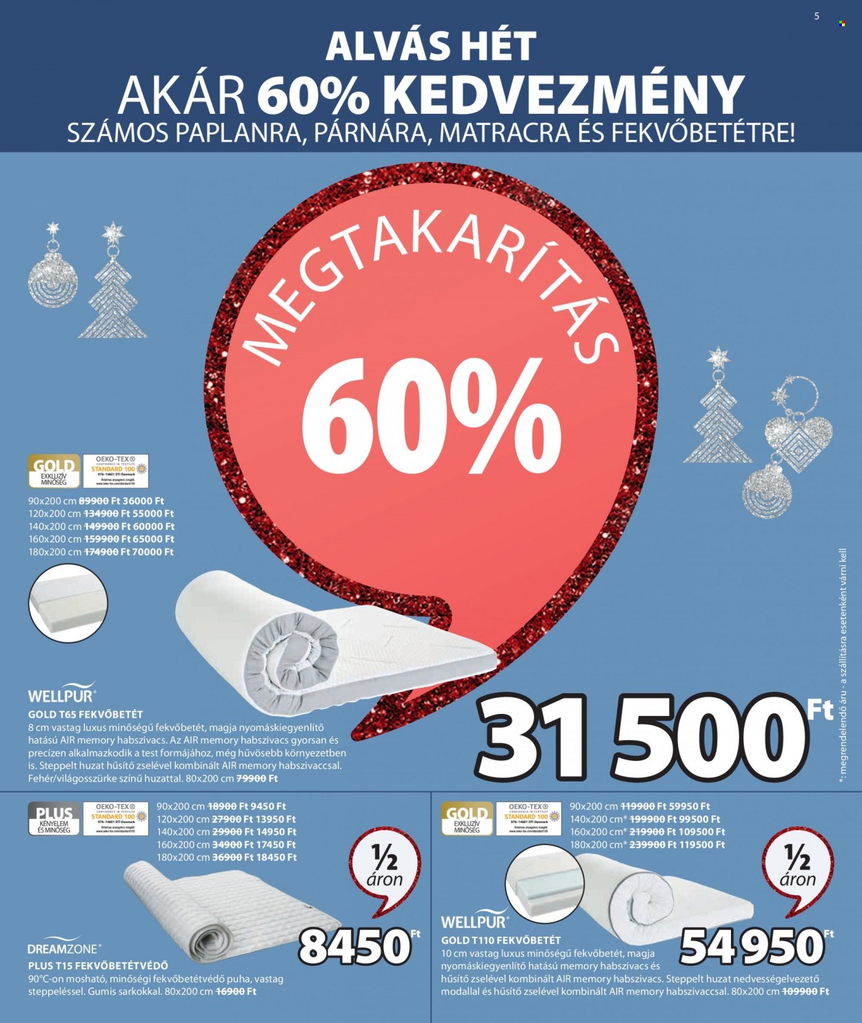 JYSK akciós újságok - 2022.12.07 - 2022.12.27. Oldal 5