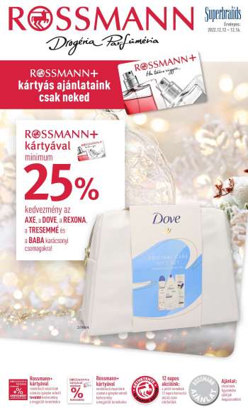 Újság Rossmann - 2022.12.12 - 2022.12.16.