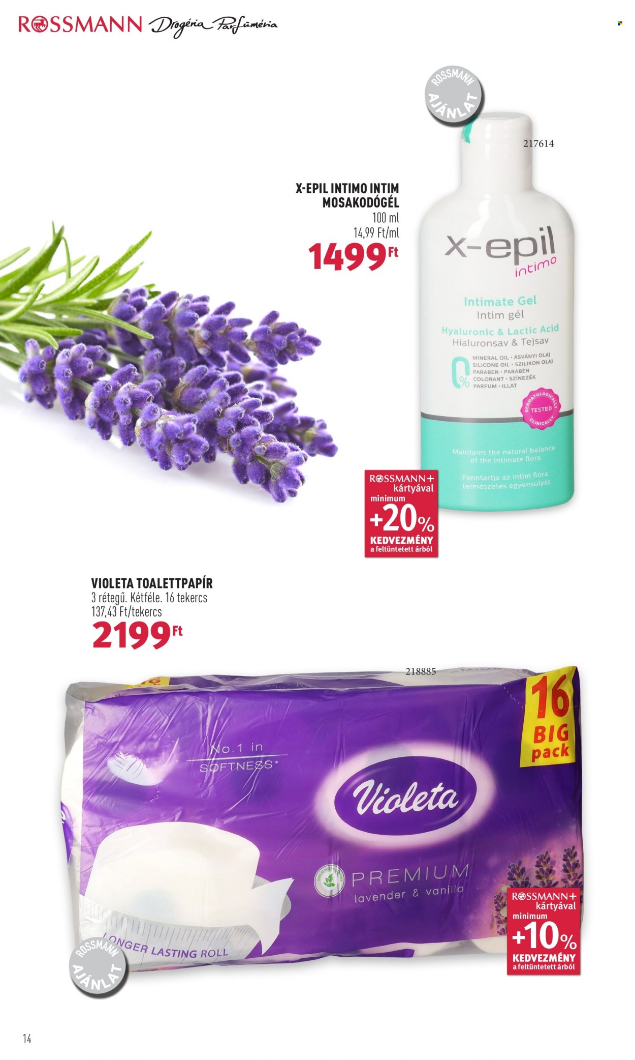 Rossmann akciós újságok - 2022.12.12 - 2022.12.16. Oldal 14