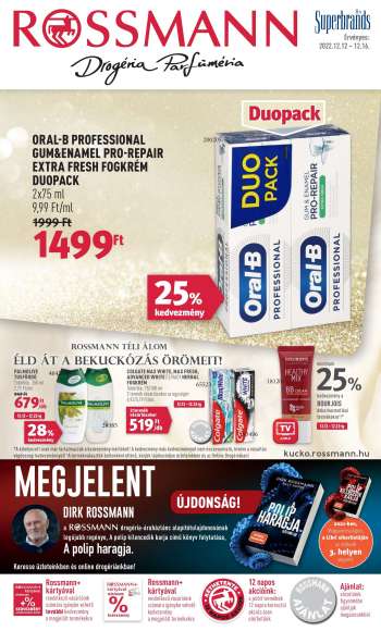 Újság Rossmann - 2022.12.12 - 2022.12.16.