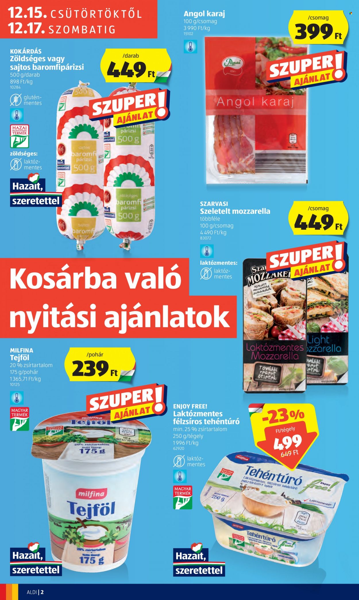Aldi akciós újságok - 2022.12.15 - 2022.12.17. Oldal 2