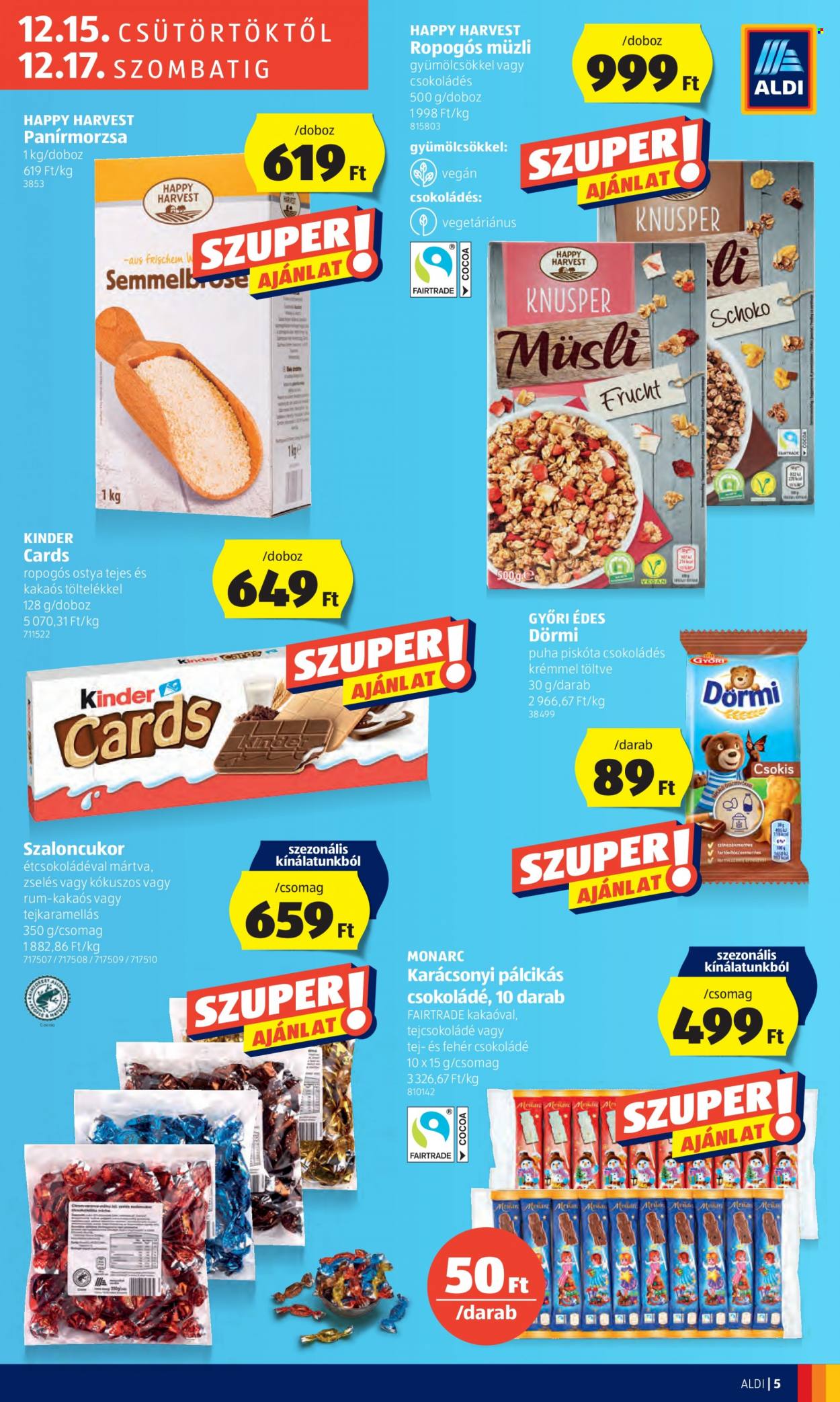 Aldi akciós újságok - 2022.12.15 - 2022.12.17. Oldal 5