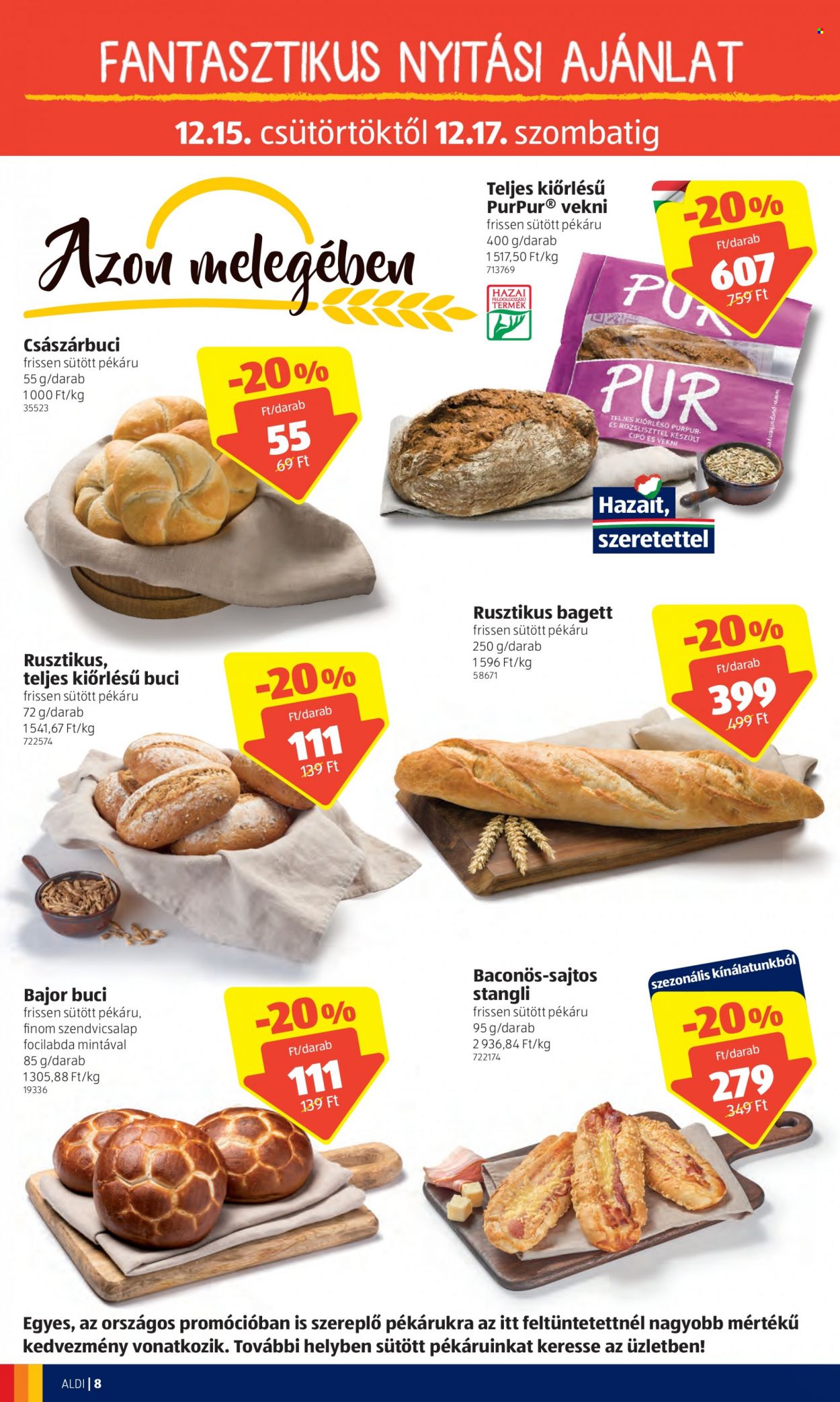Aldi akciós újságok - 2022.12.15 - 2022.12.17. Oldal 8