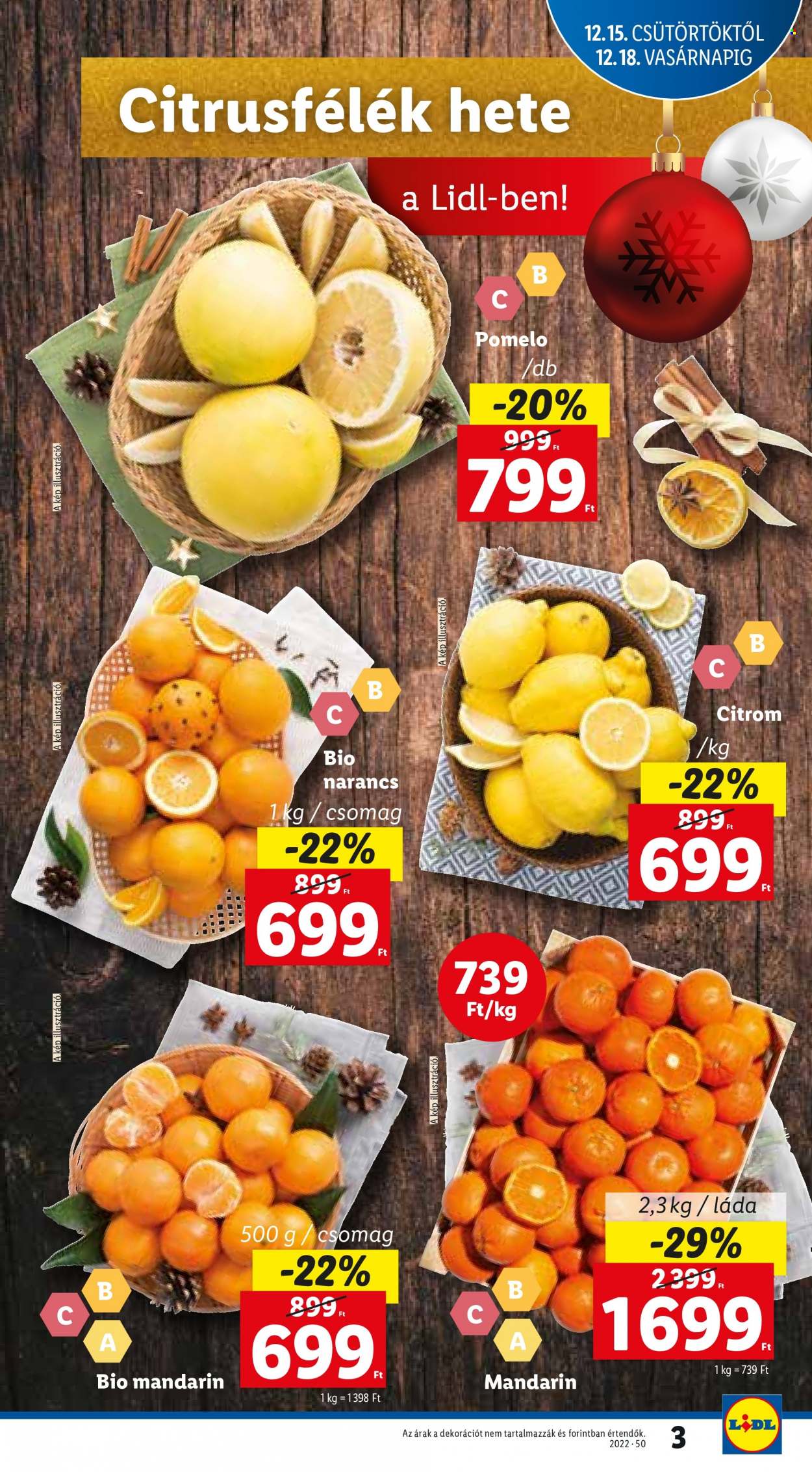 Lidl akciós újságok - 2022.12.15 - 2022.12.21. Oldal 3