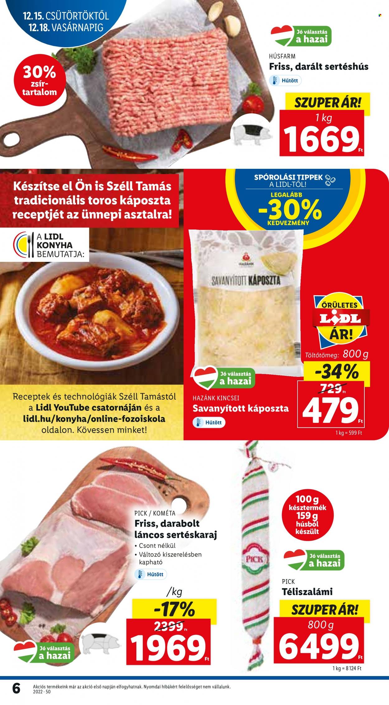 Lidl akciós újságok - 2022.12.15 - 2022.12.21. Oldal 6