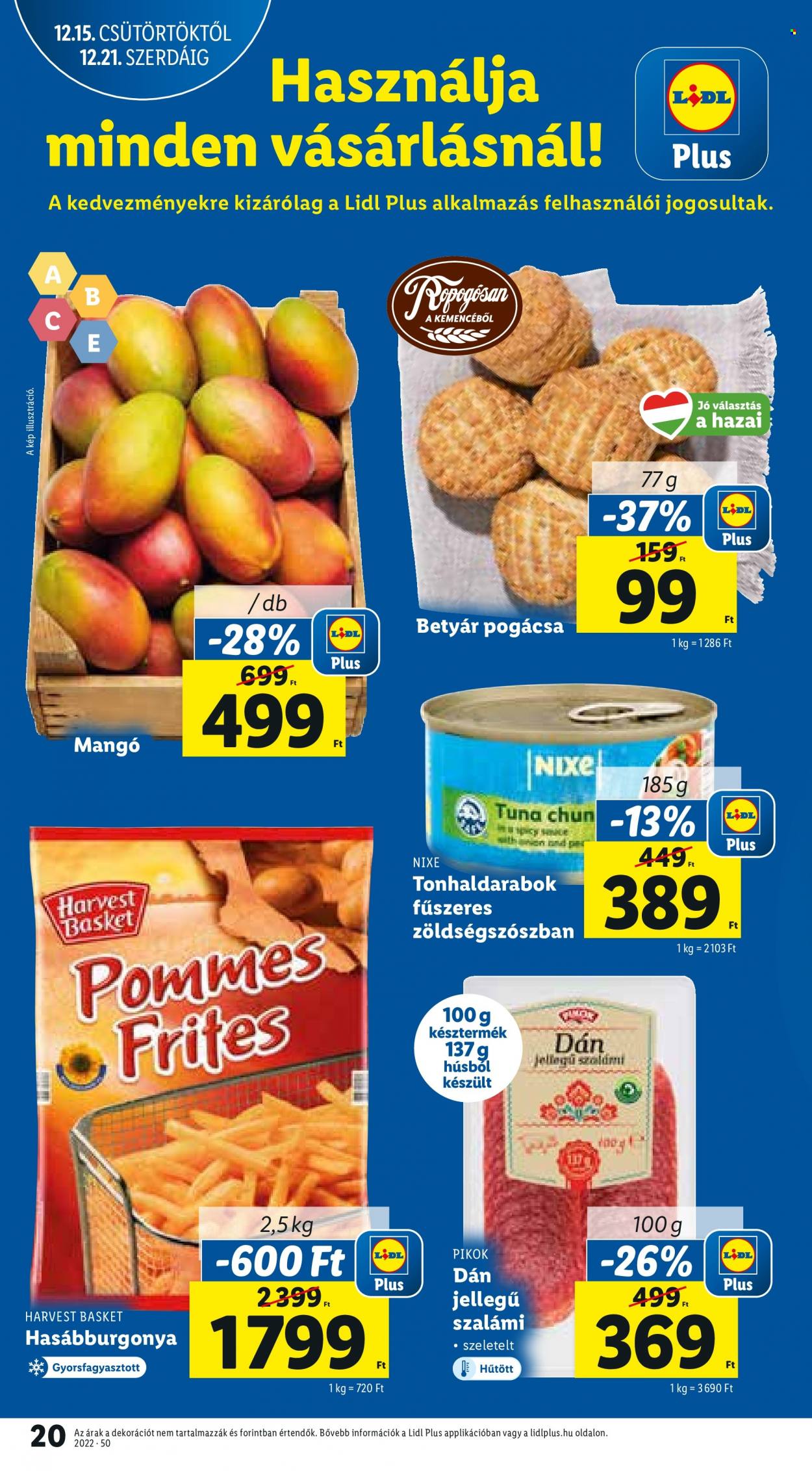 Lidl akciós újságok - 2022.12.15 - 2022.12.21. Oldal 20