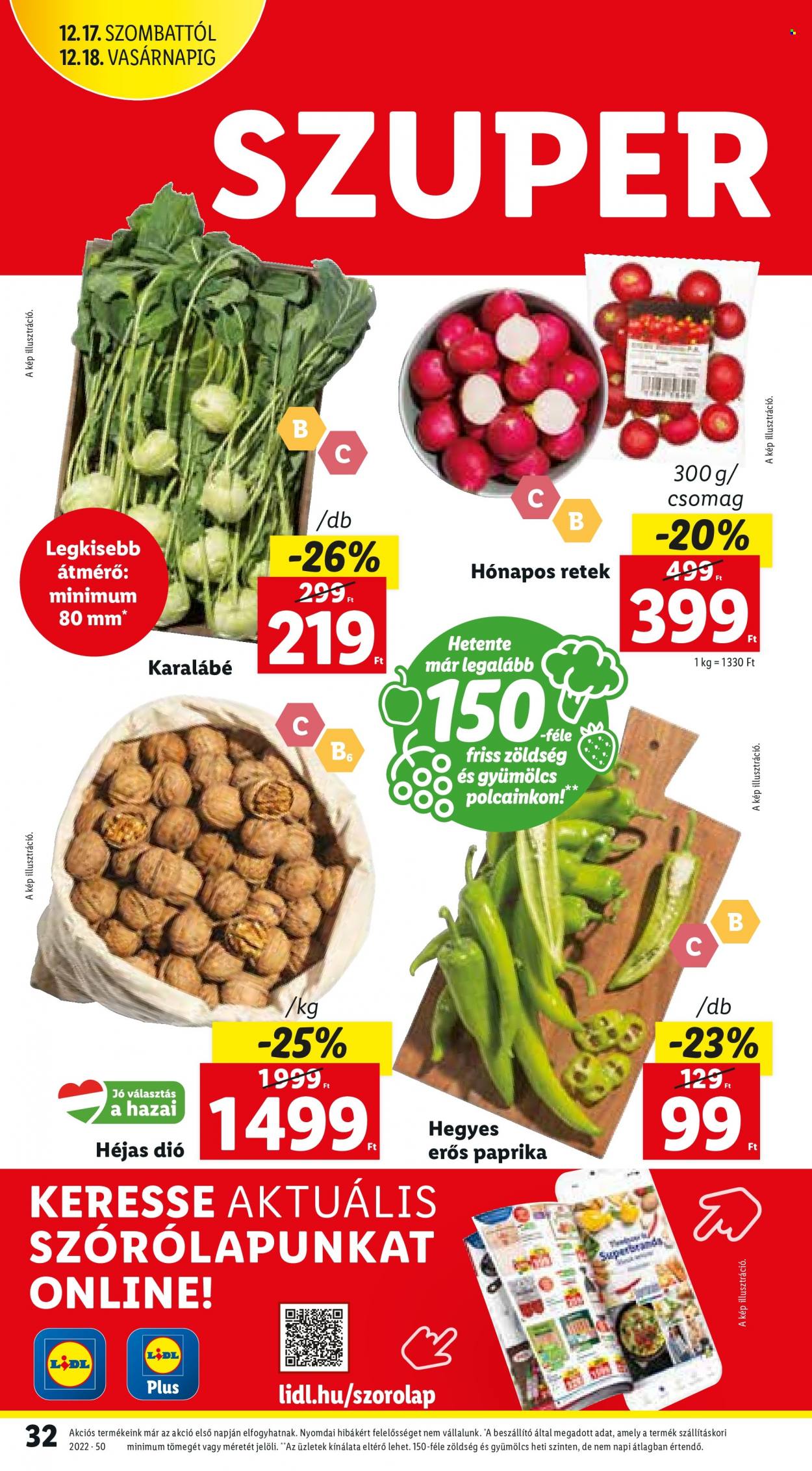 Lidl akciós újságok - 2022.12.15 - 2022.12.21. Oldal 32