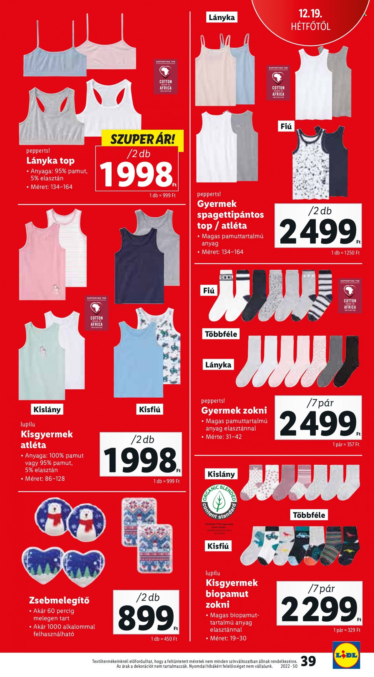Lidl akciós újságok - 2022.12.15 - 2022.12.21. Oldal 39