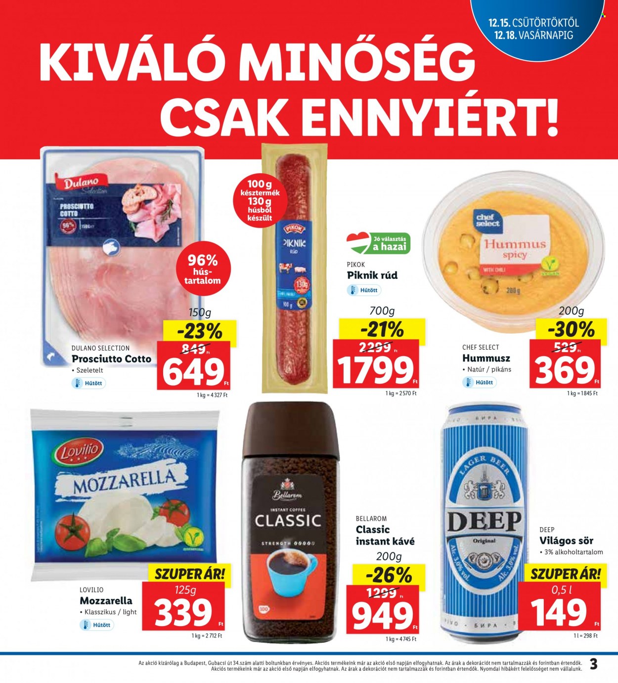 Lidl akciós újságok - 2022.12.15 - 2022.12.18. Oldal 3