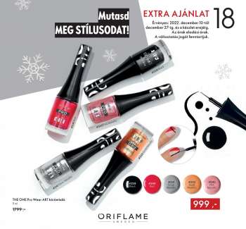 Újság Oriflame - 2022.12.10 - 2022.12.27.