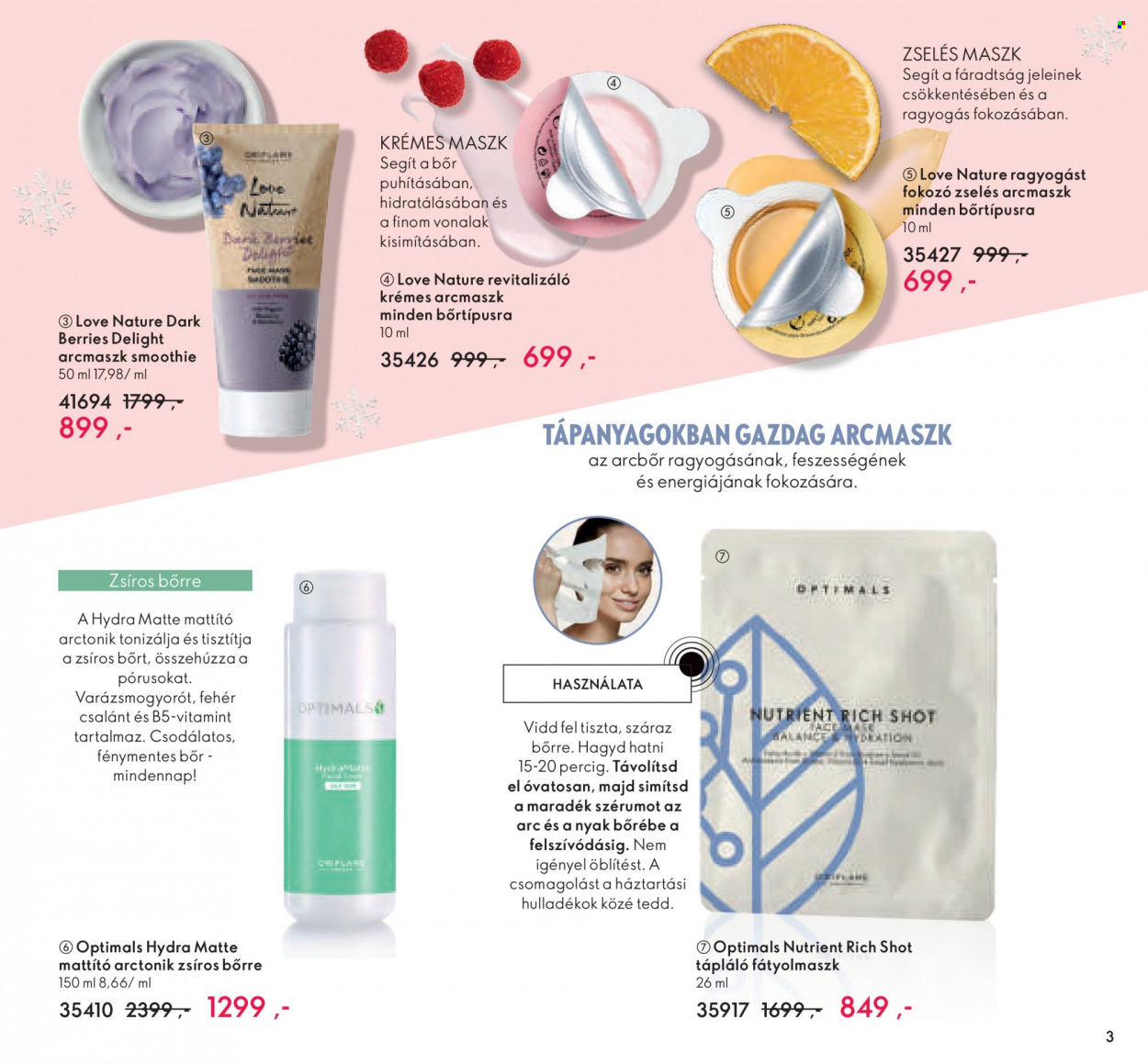 Oriflame akciós újságok - 2022.12.10 - 2022.12.27. Oldal 3