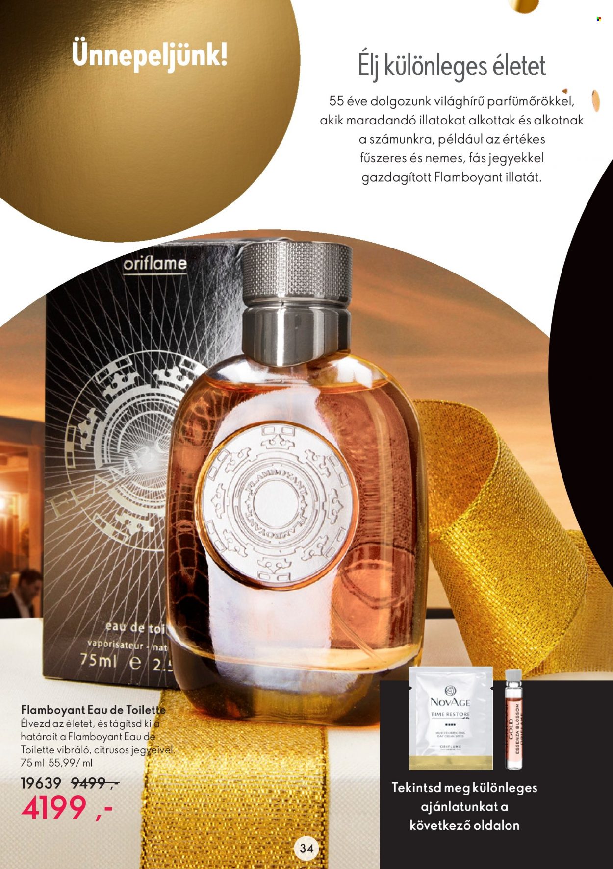 Oriflame akciós újságok - 2022.12.10 - 2022.12.27. Oldal 34