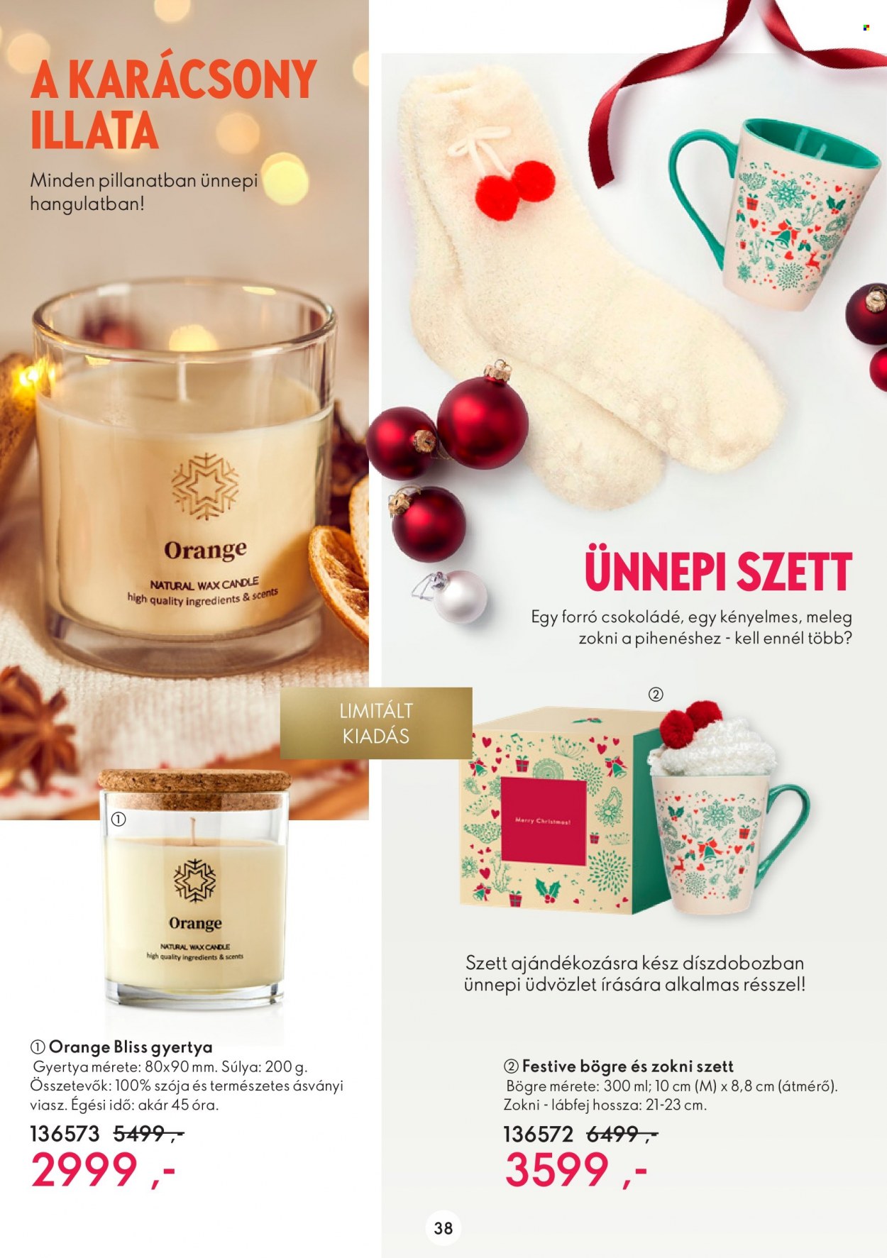 Oriflame akciós újságok - 2022.12.10 - 2022.12.27. Oldal 38