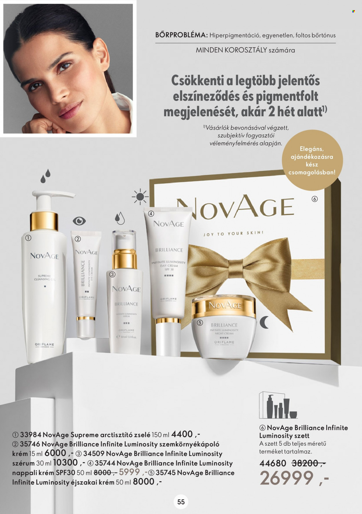 Oriflame akciós újságok - 2022.12.10 - 2022.12.27. Oldal 55