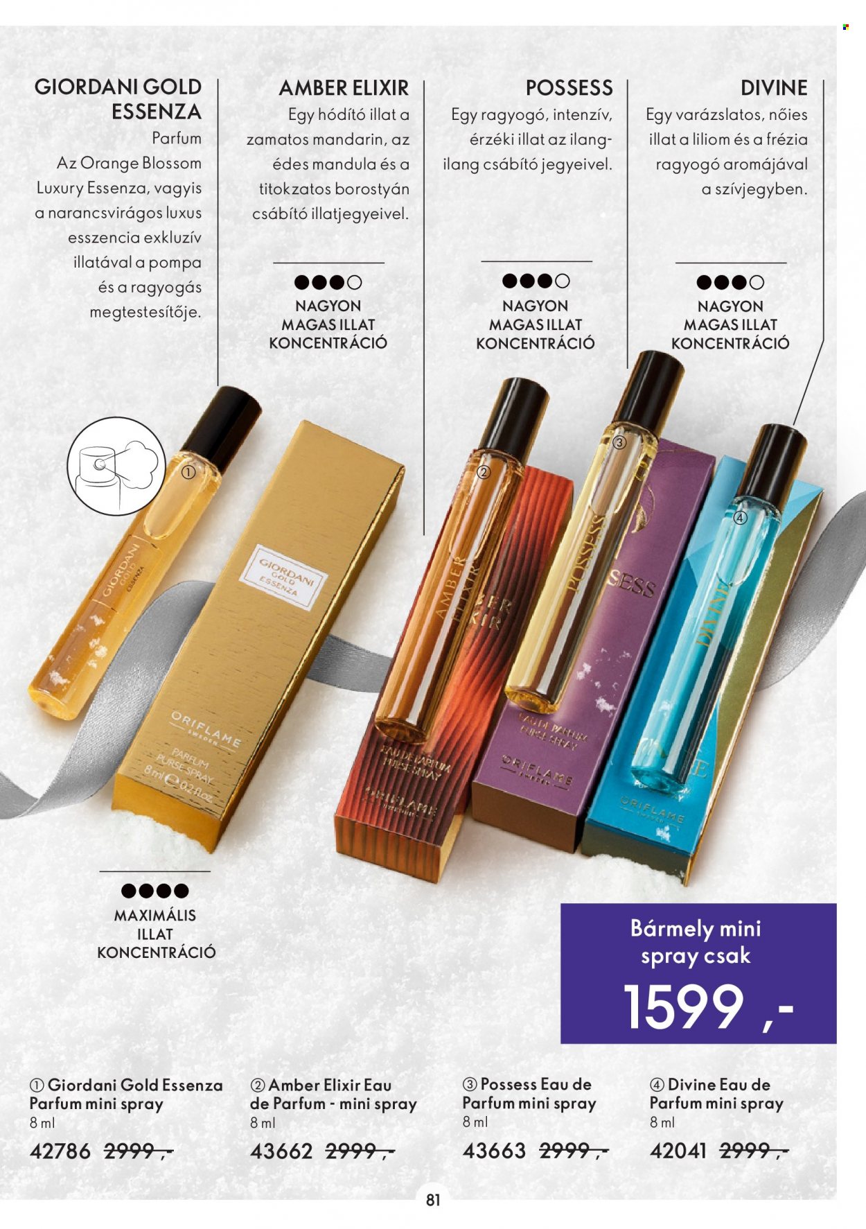 Oriflame akciós újságok - 2022.12.10 - 2022.12.27. Oldal 81