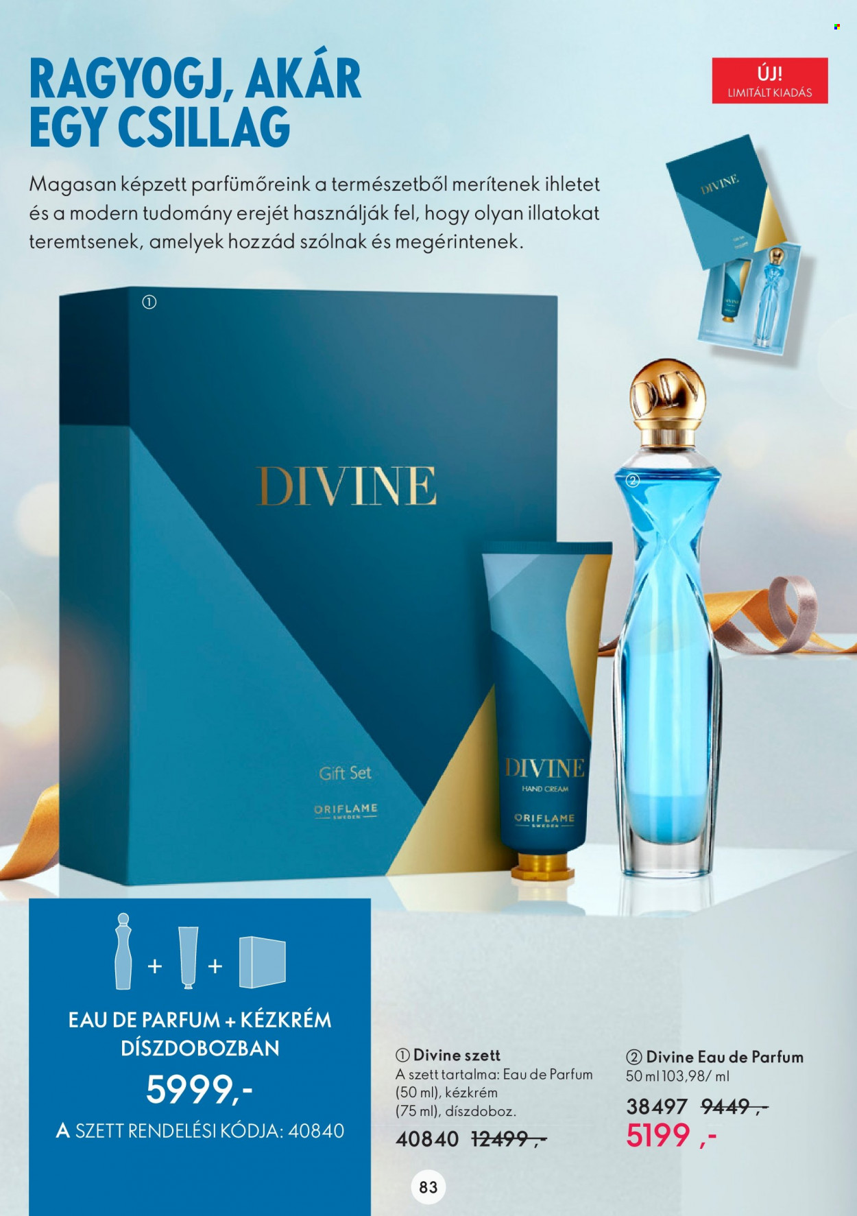 Oriflame akciós újságok - 2022.12.10 - 2022.12.27. Oldal 83