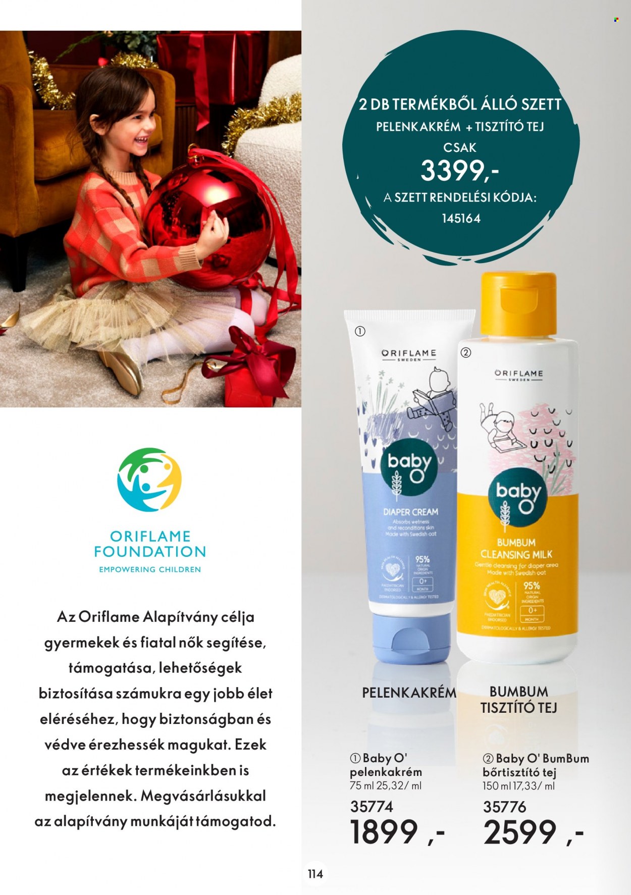Oriflame akciós újságok - 2022.12.10 - 2022.12.27. Oldal 114